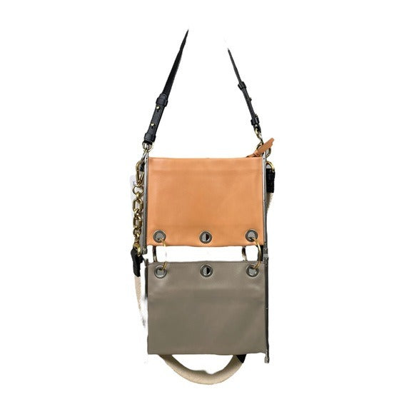 Chloe Roy Double Lay Reversible Convertible Transforming Shoulder Crossbody Bag