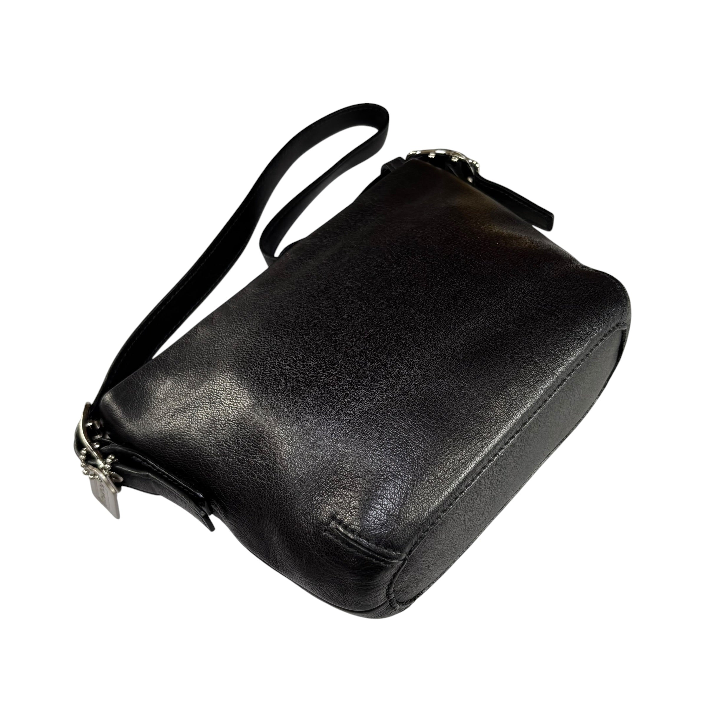 Coach Mini Y2K Black Leather SHW Shoulder Purse – Elliott's Luxury