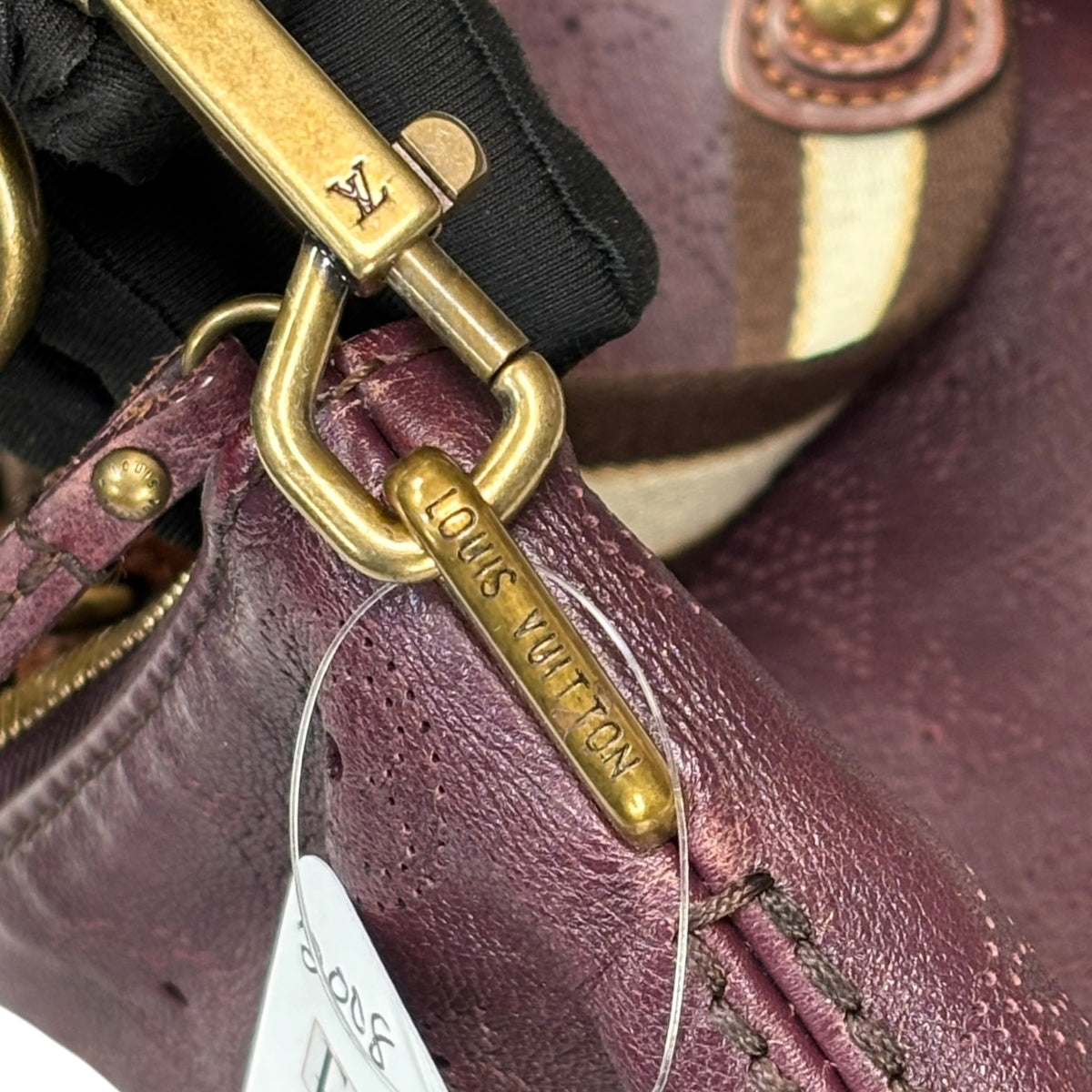 Louis Vuitton Limited Edition Mahina Bordeaux Leather Onatah PM Pouchette Hobo