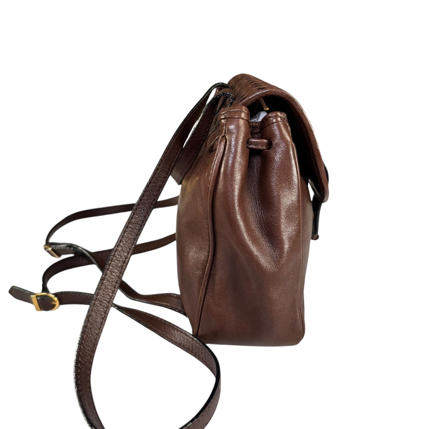 Bottega Veneta Mini Brown Leather Backpack