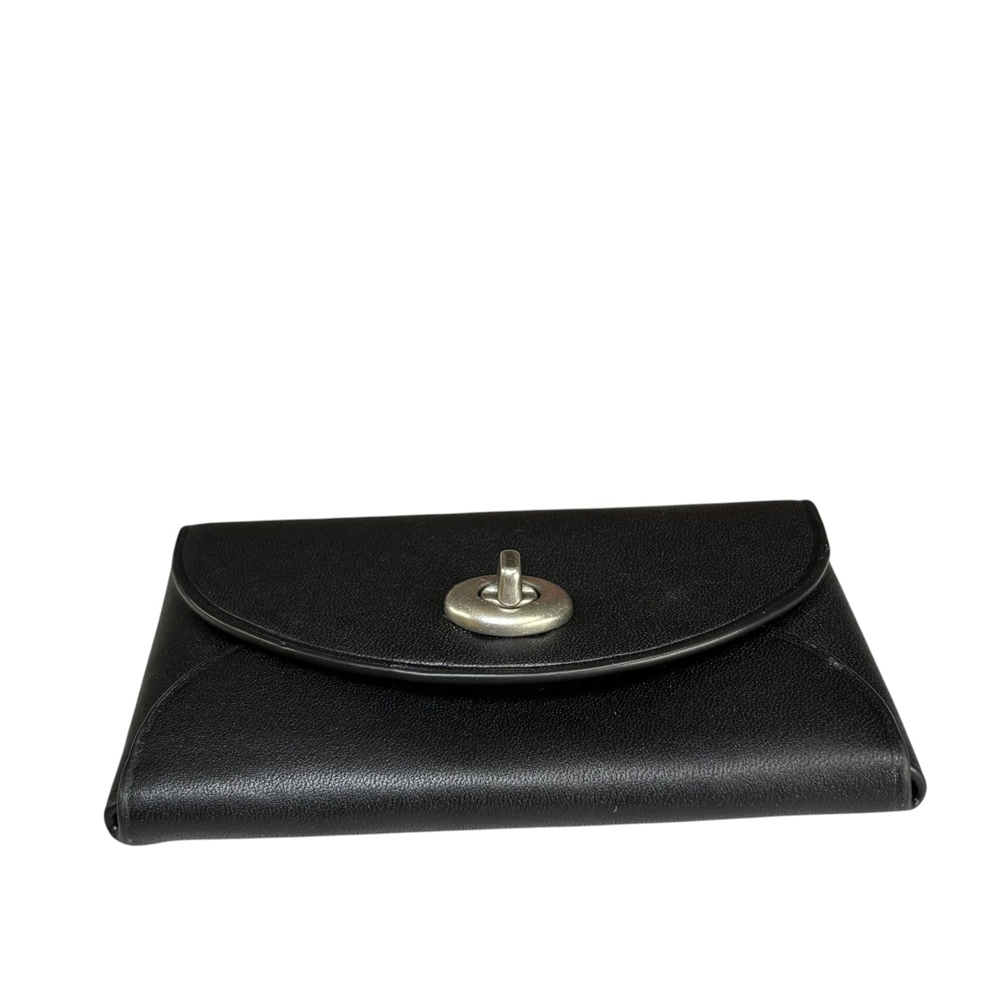 Coach Limited Turn-Lock Leather Rose Stud Card Holder