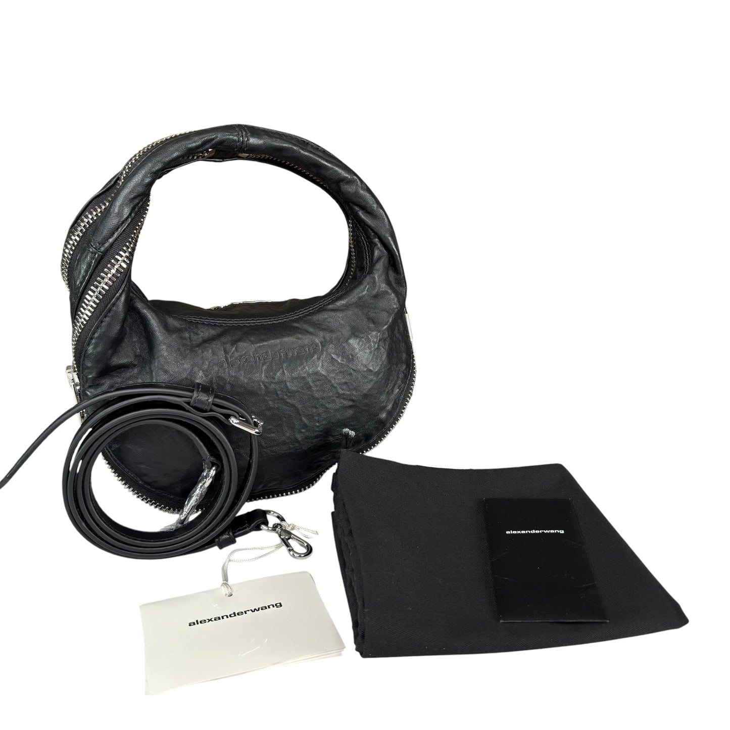 Alexander Wang Mini ZipTwist 2-Way Leather SHW Purse