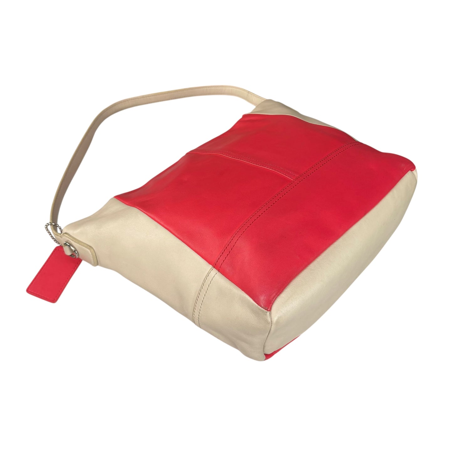 Coach Legacy Pink SHW ColorBlock Y2K Weekend Hobo Purse