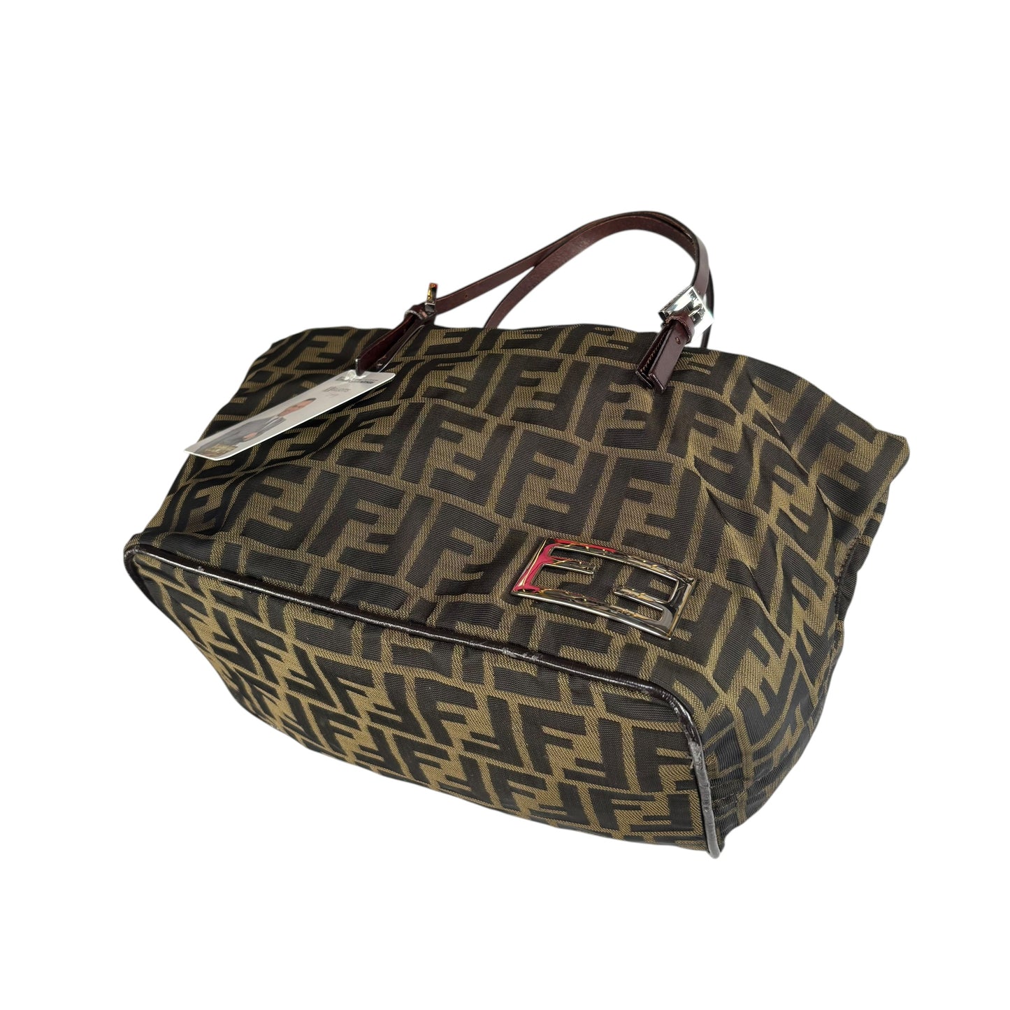 Fendi Zucca Y2K Canvas Mini Bucket Tote Purse