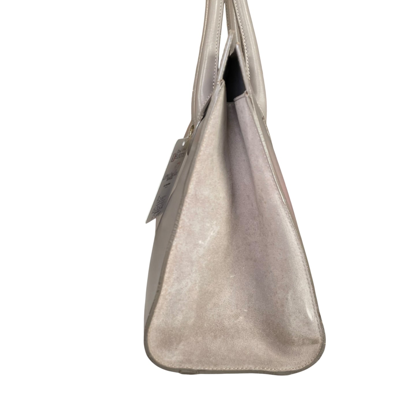 Jimmy Choo Y2K Riley Grey GHW Clip Lock Lilac Leather East West Tote