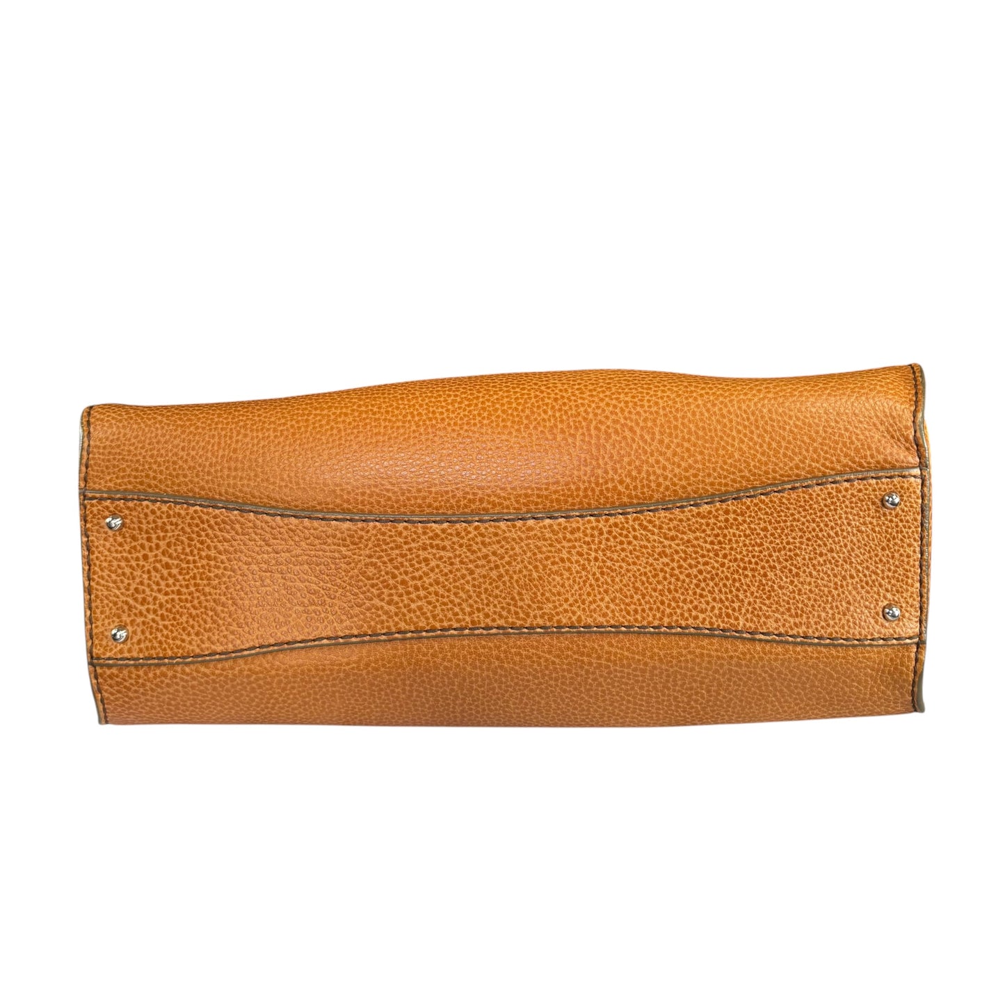 TOD’s Golden Brown SHW Pebbled Leather Hobo Shoulder Purse