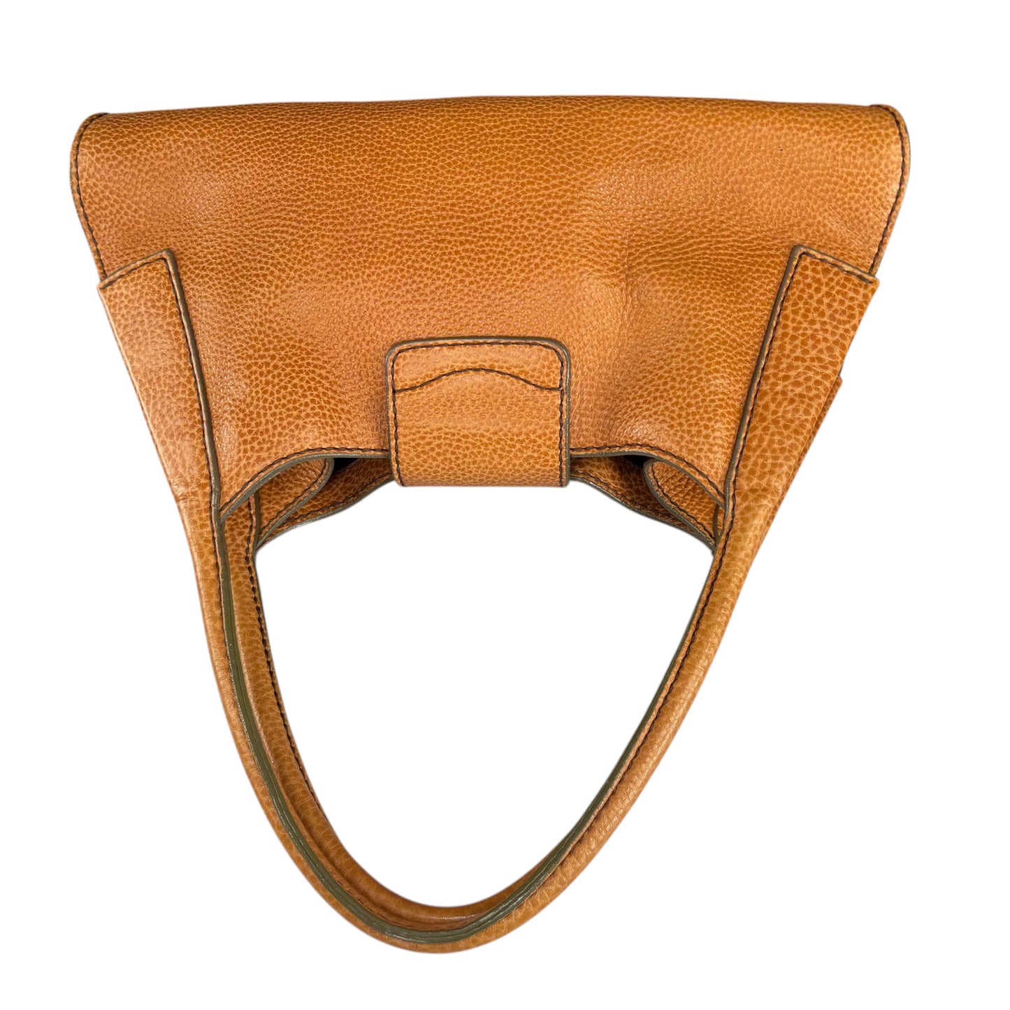 TOD’s Golden Brown SHW Pebbled Leather Hobo Shoulder Purse