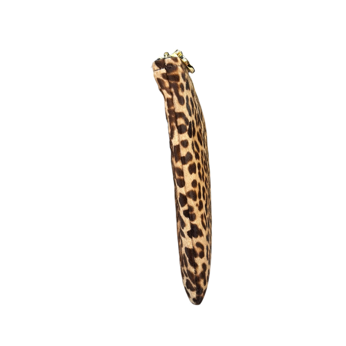 Salvatore Ferragamo Hair-Calf Envelop Cheetah Print Clutch Zip Pouch