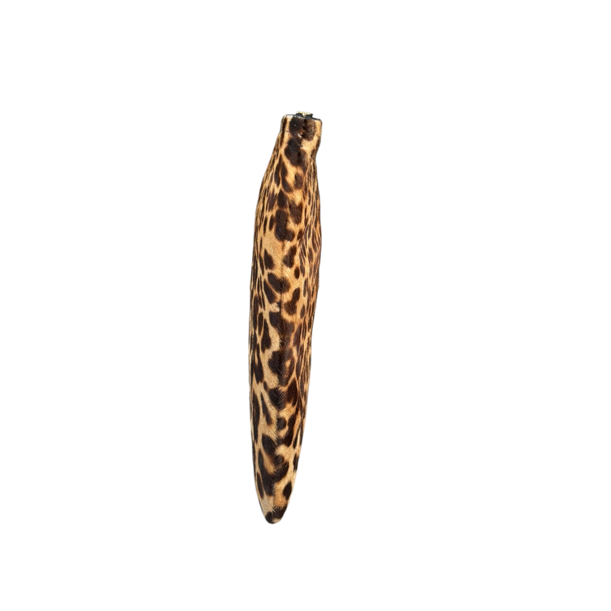 Salvatore Ferragamo Hair-Calf Envelop Cheetah Print Clutch Zip Pouch