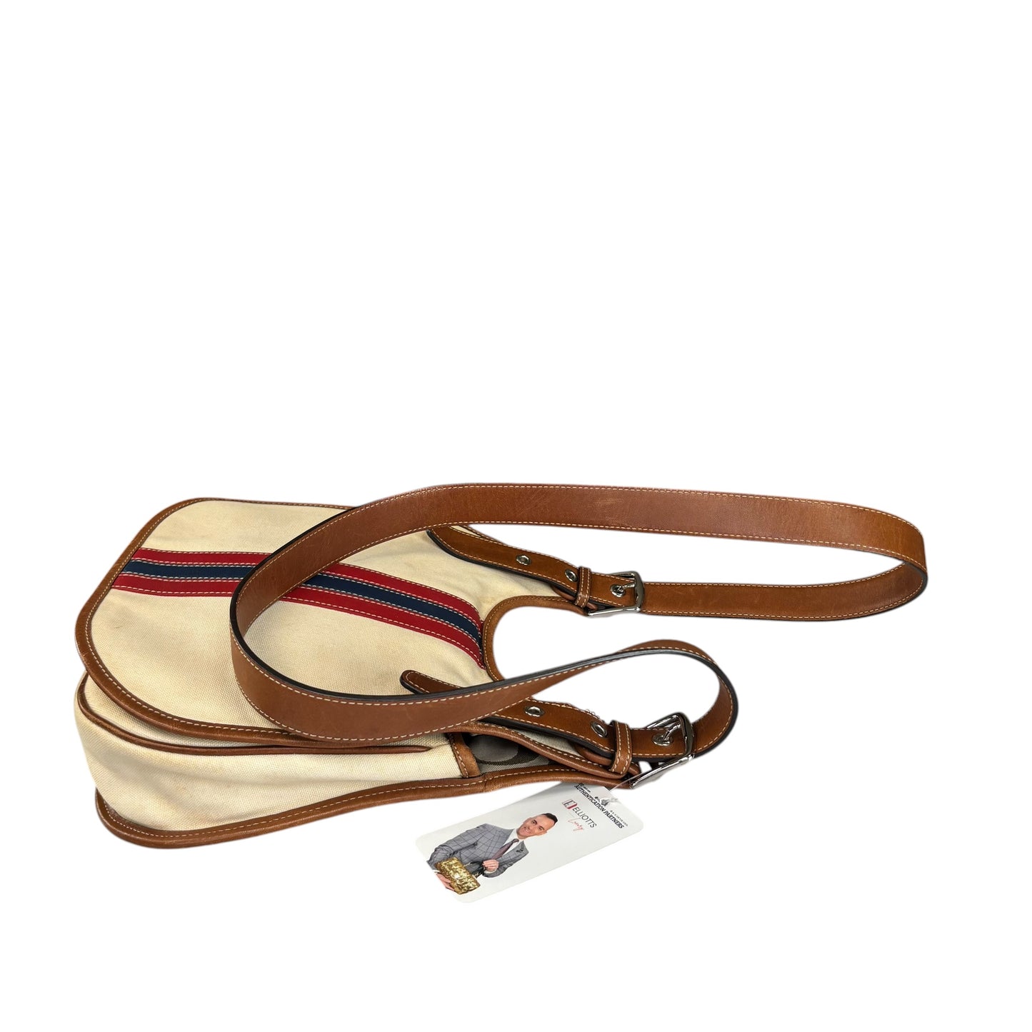 Coach Varsity Y2K Heritage Saddle Crossbody Canvas Bag