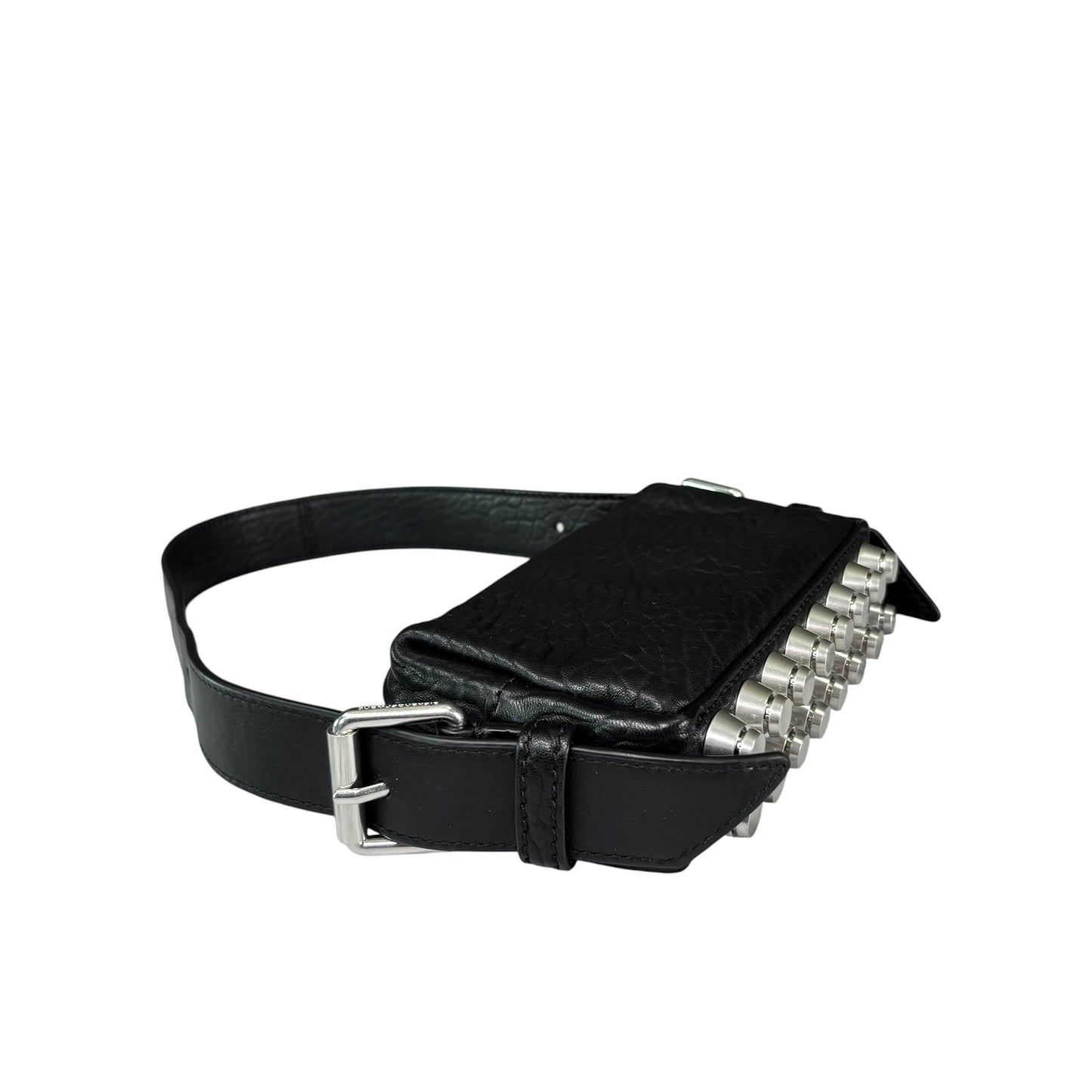 Alexander Wang Mini Ricco Black Leather Studded 2-Way Purse