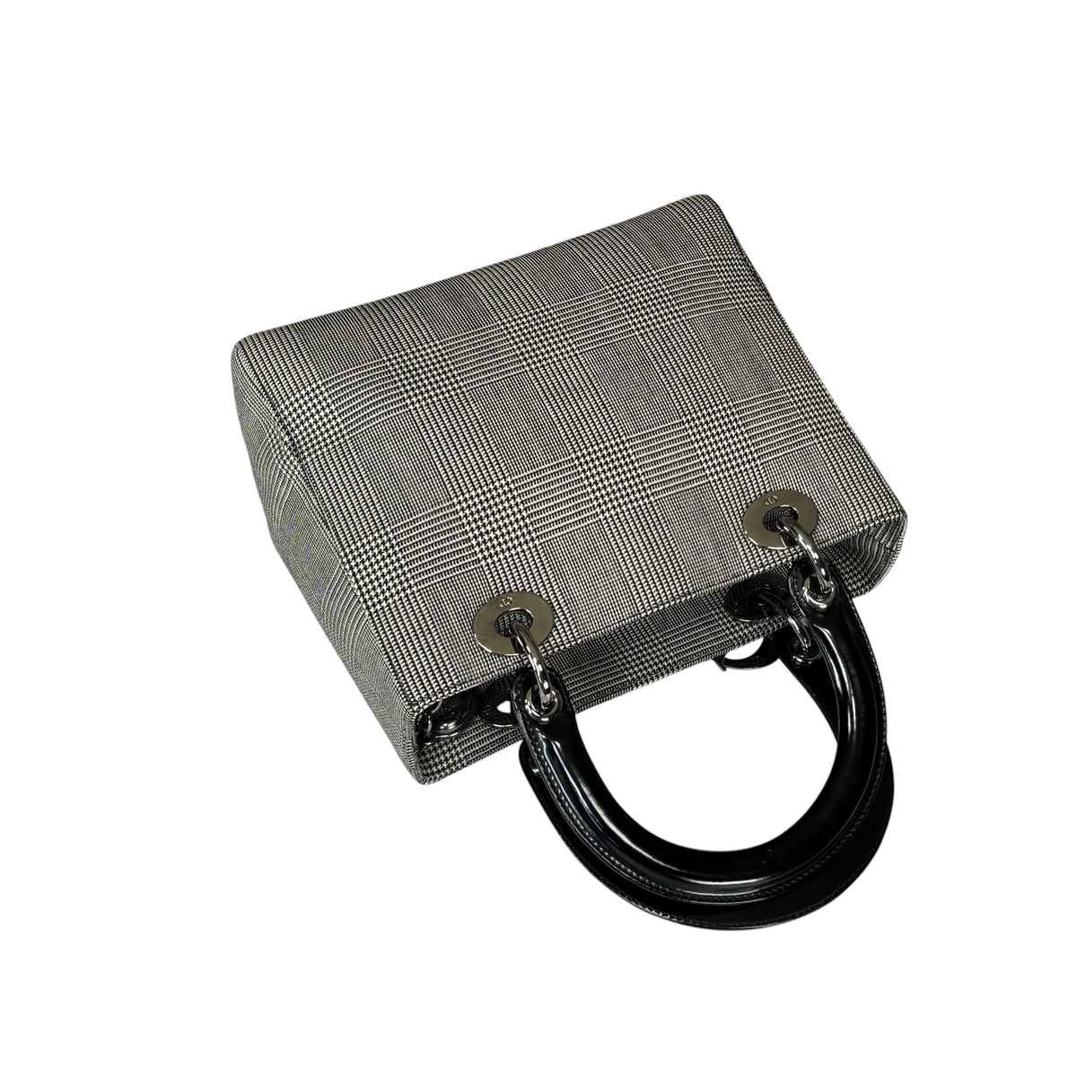 Christian Dior Lady Dior SHW Houndstooth Medium Purse