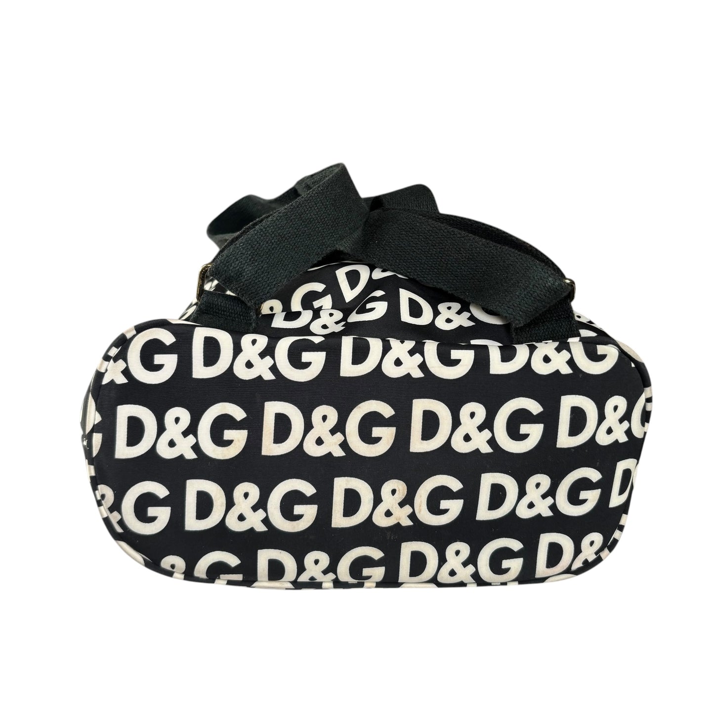 Dolce & Gabbana Y2K Monogram Nylon Black & White Backpack