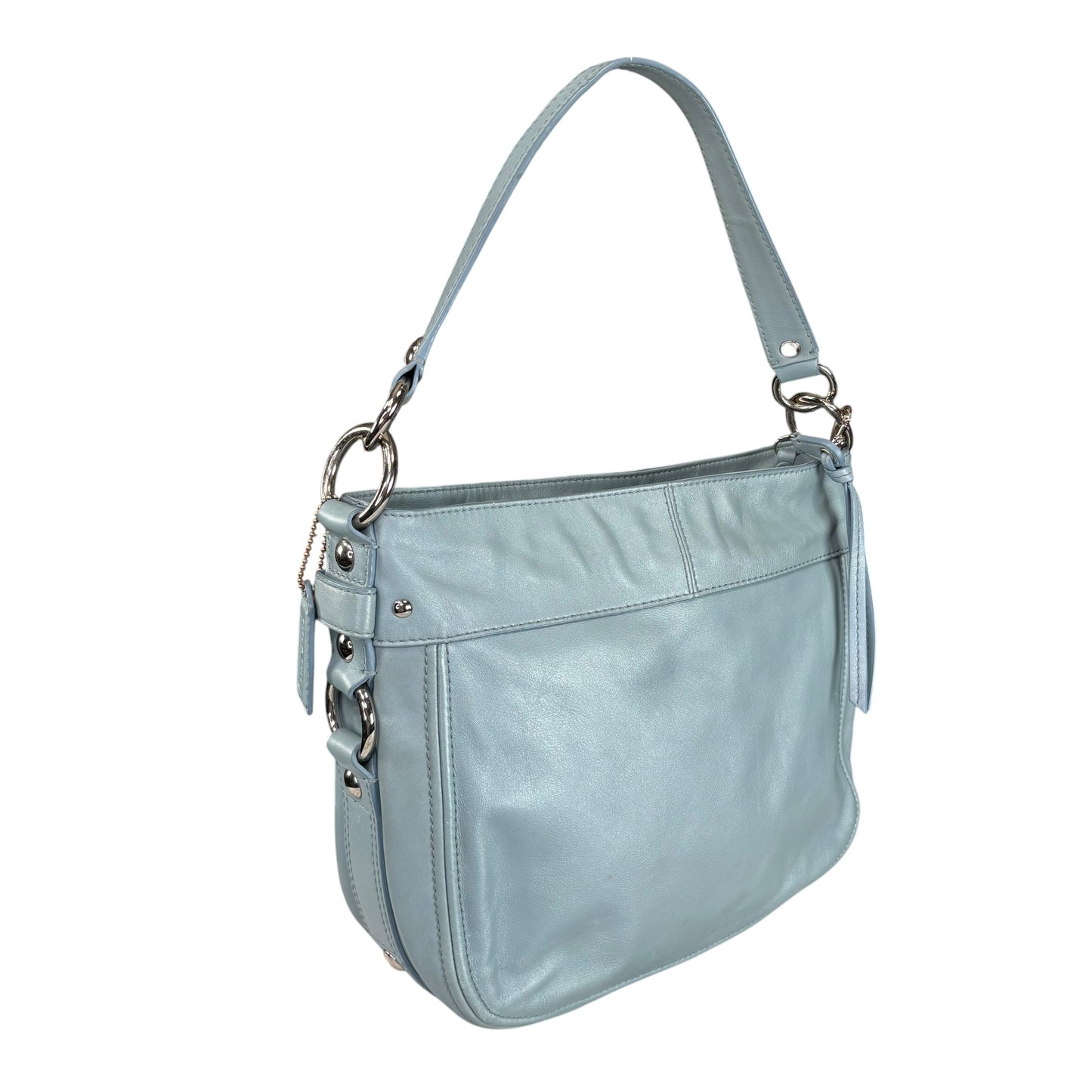 Coach Zoe Light Blue SHW 2-Way Shoulder Hobo Purse