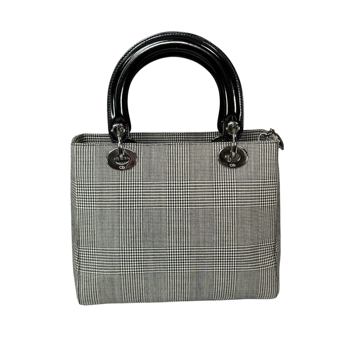 Christian Dior Lady Dior SHW Houndstooth Medium Purse