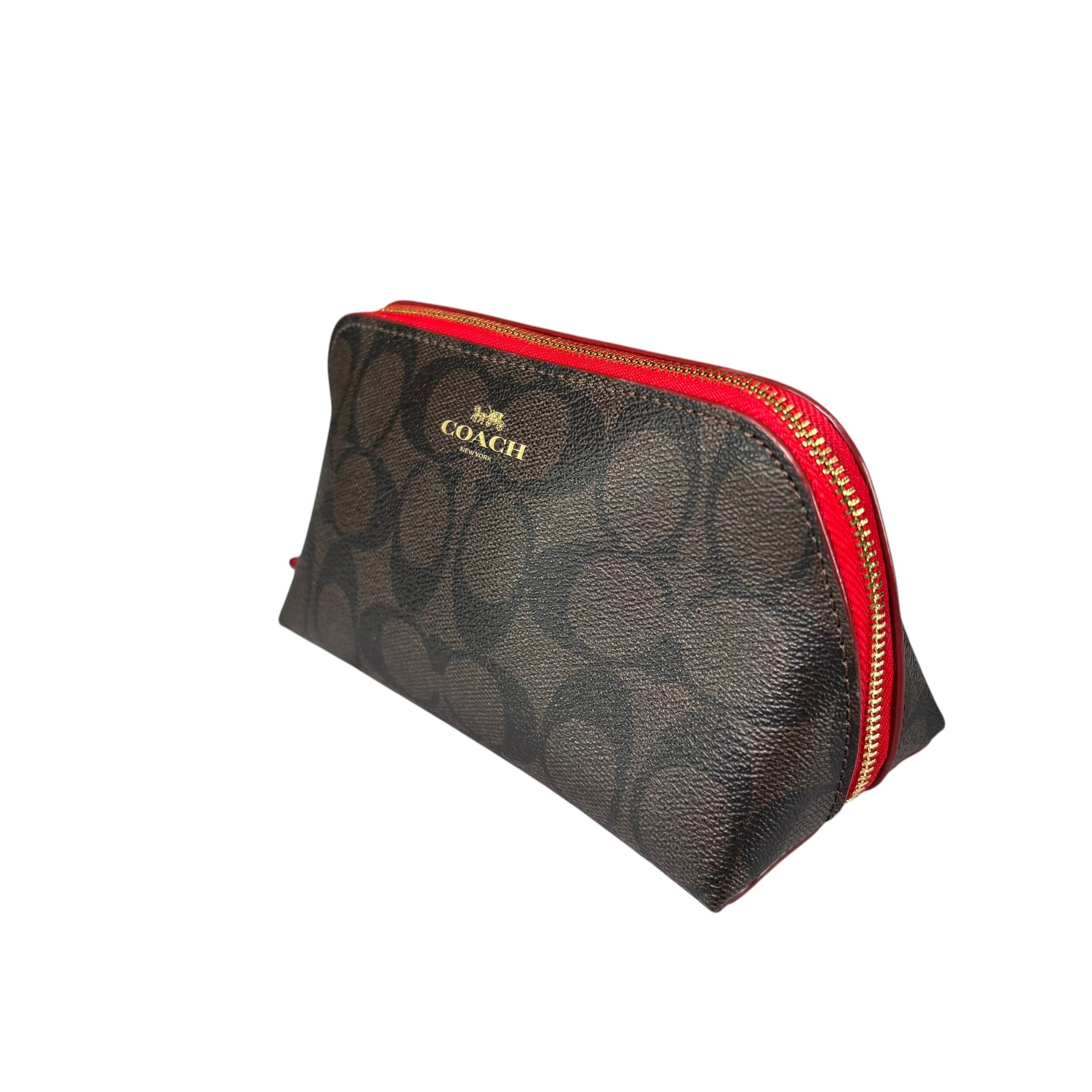 Coach Cosmetic PVC Signature C Zippy Pouch Case – Elliott's Luxury