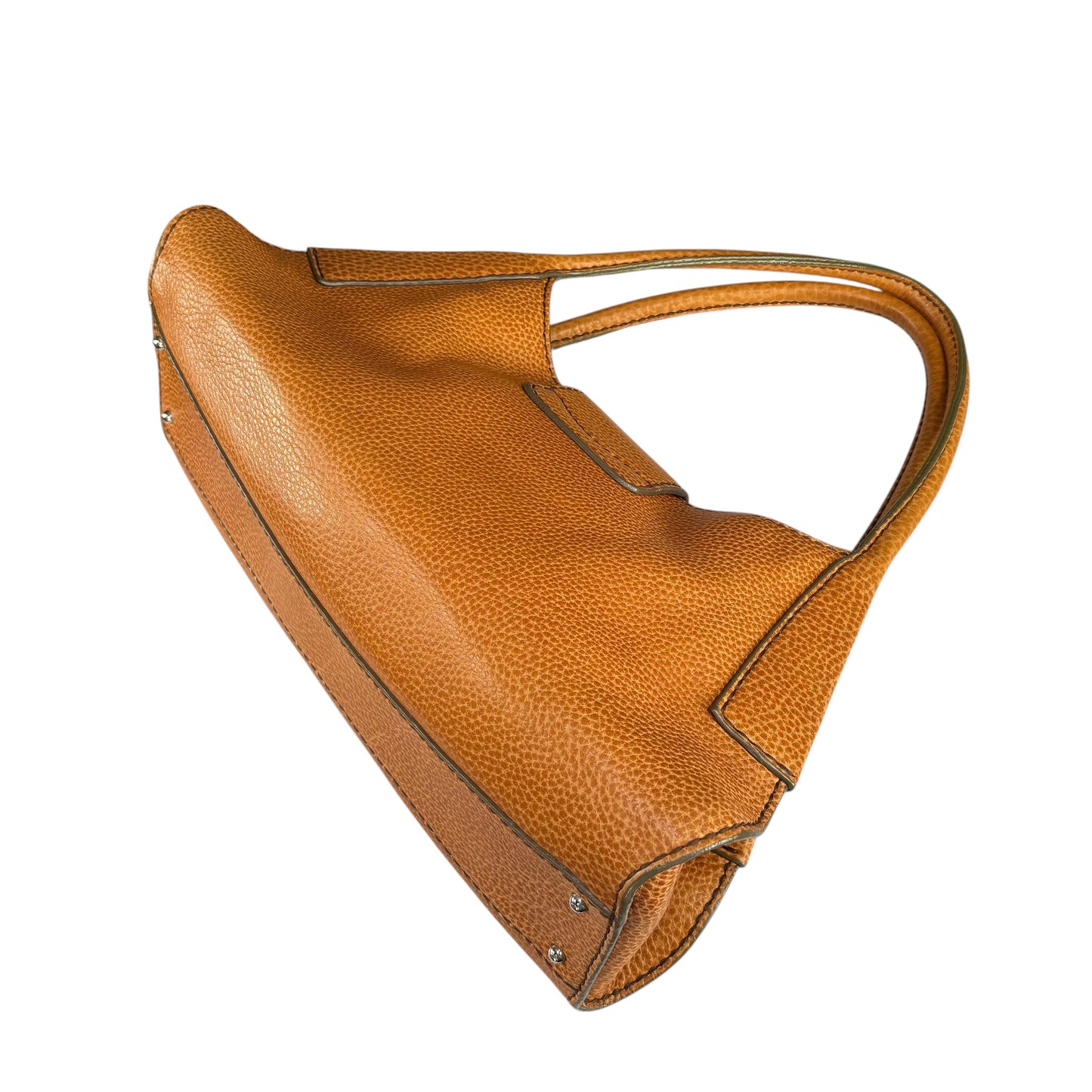 TOD’s Golden Brown SHW Pebbled Leather Hobo Shoulder Purse