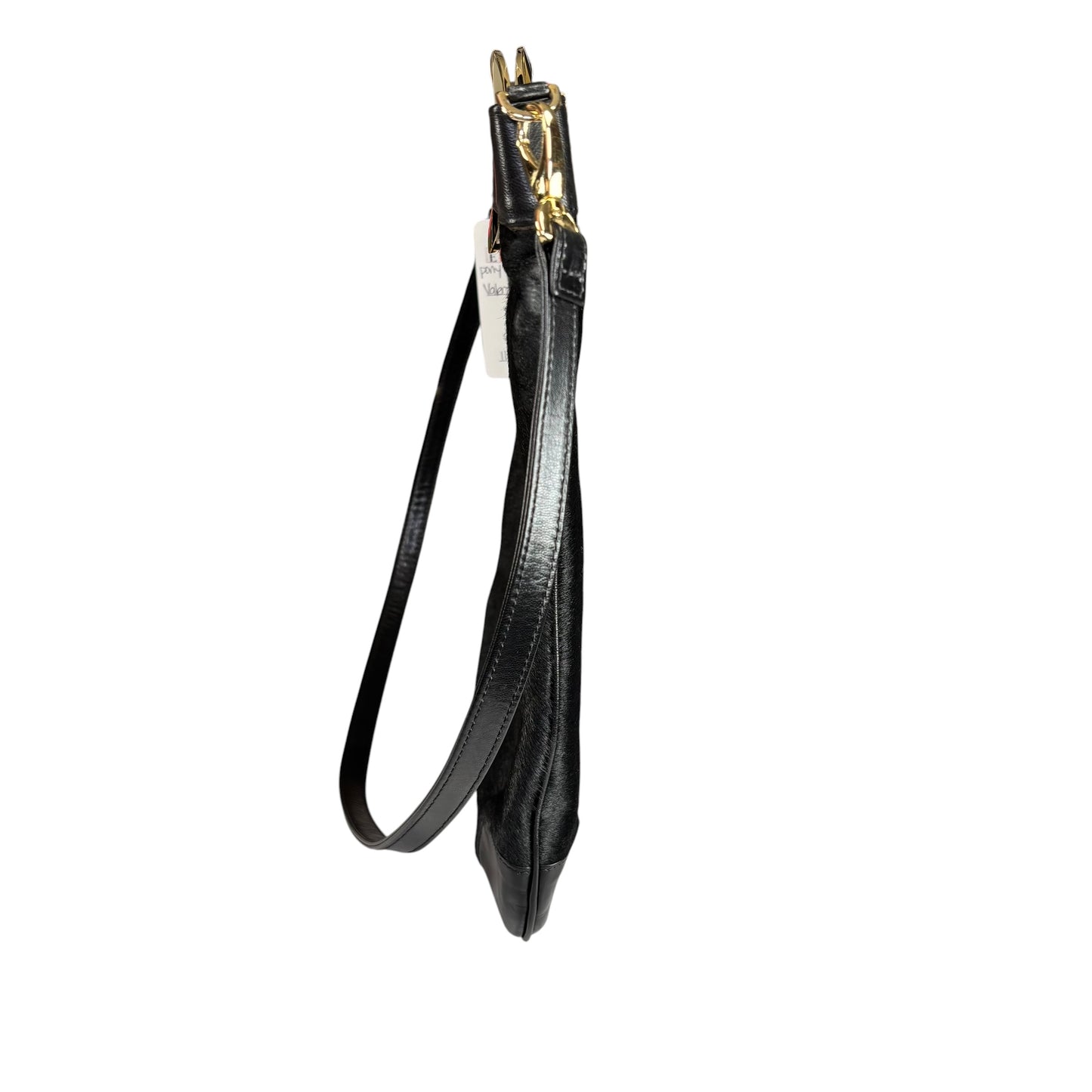 Valentino Garavani Slim GHW Pony Fur Leather Shoulder Purse