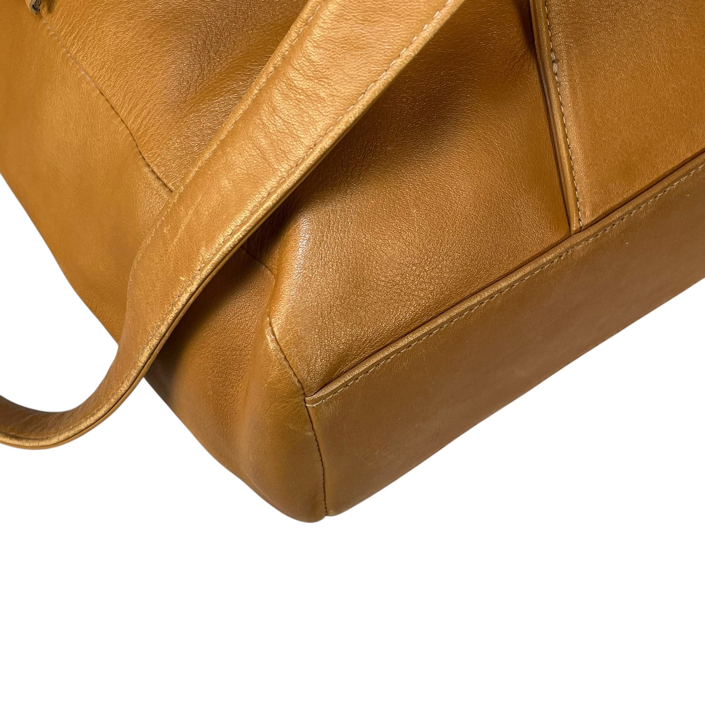 Coach Sonoma Tan Leather Sling Backpack Drawstring  Shoulder Bucket Tote