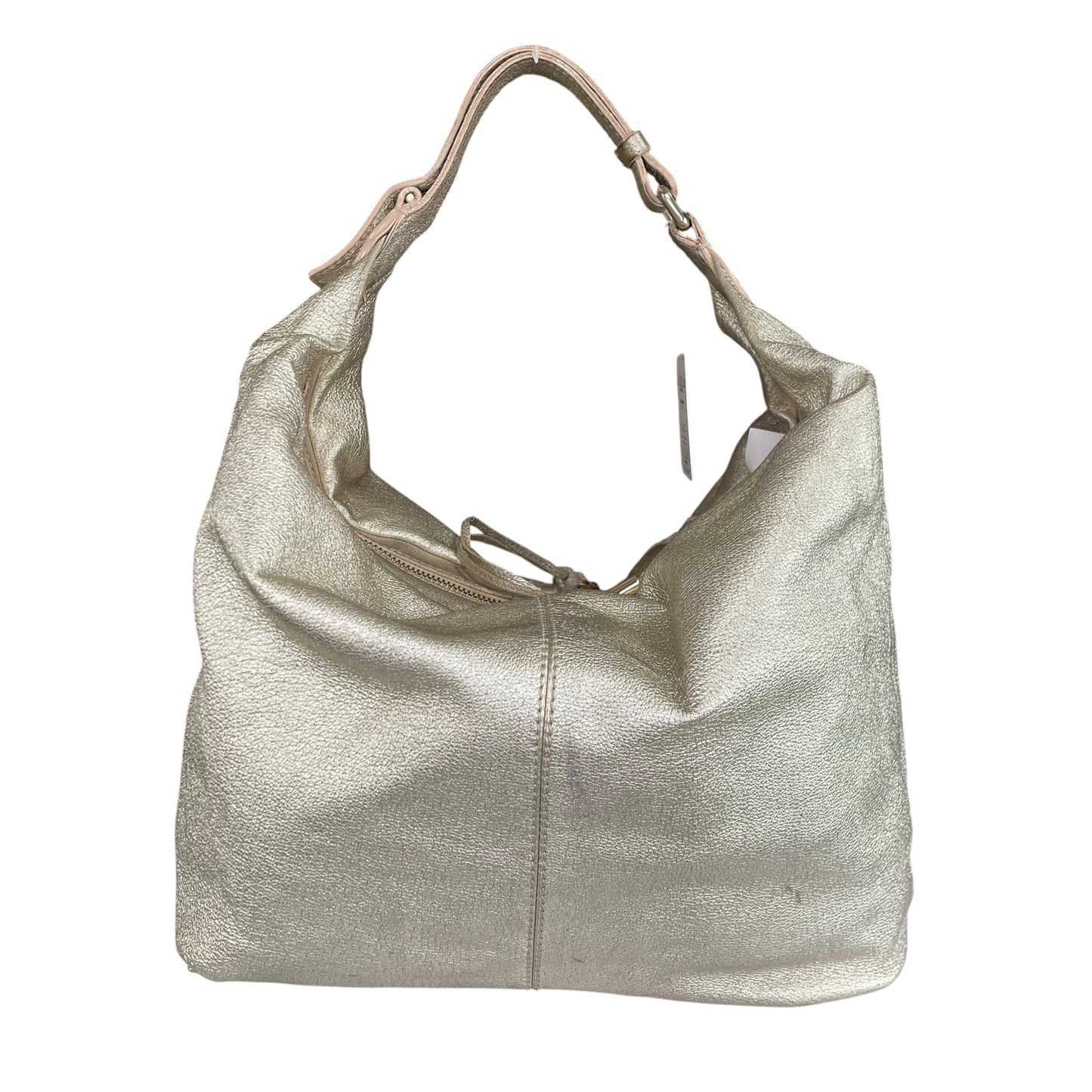 Jimmy Choo Y2K Metallic GHW Aged Golden Foil Leather XL Hobo
