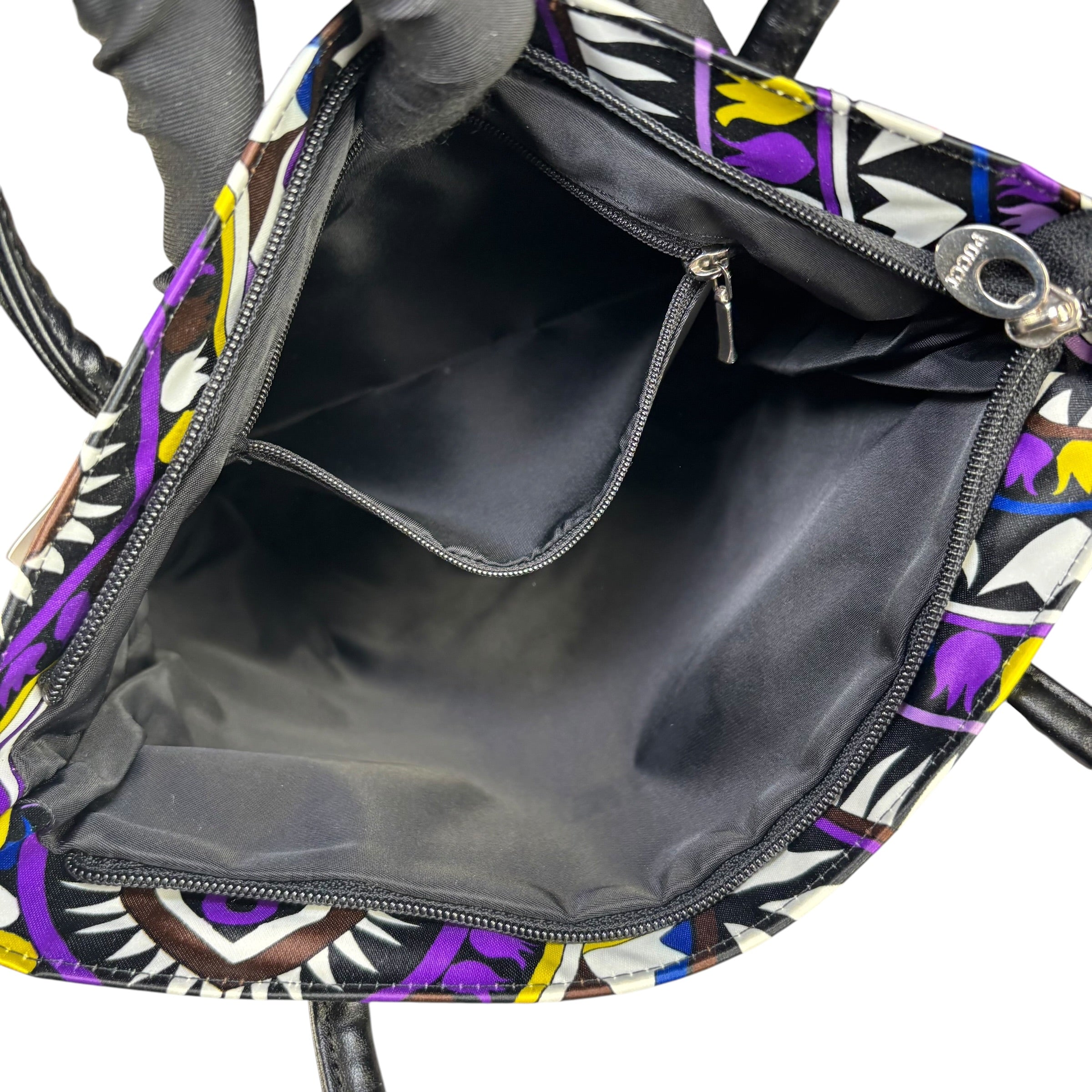 Emilio Pucci Nylon Floral Geo Mini Tote Bag Purse – Elliott's Luxury