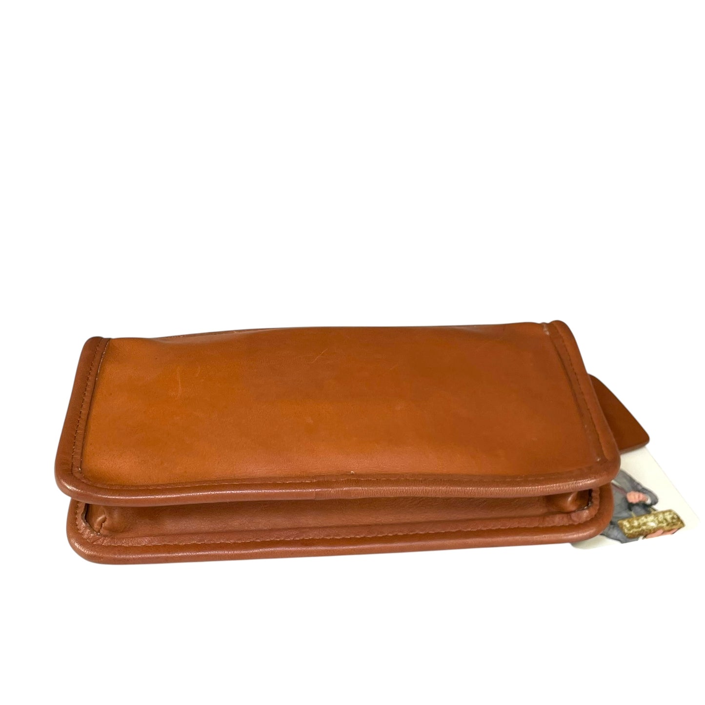 Coach Slim Pouch Brown Legacy Leatherware Zip
