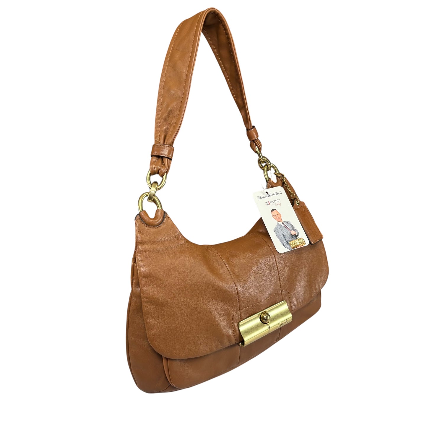 Coach Y2K Kristin Brown Leather BHW Shoulder 2-Way Purse