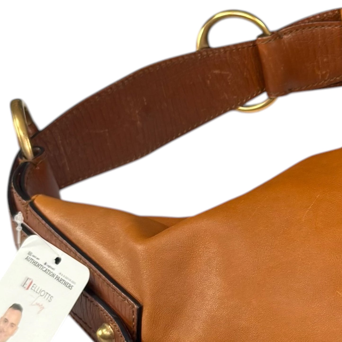 Gucci Y2K Horsebit GHW Congac Leather Shoulder Hobo Purse