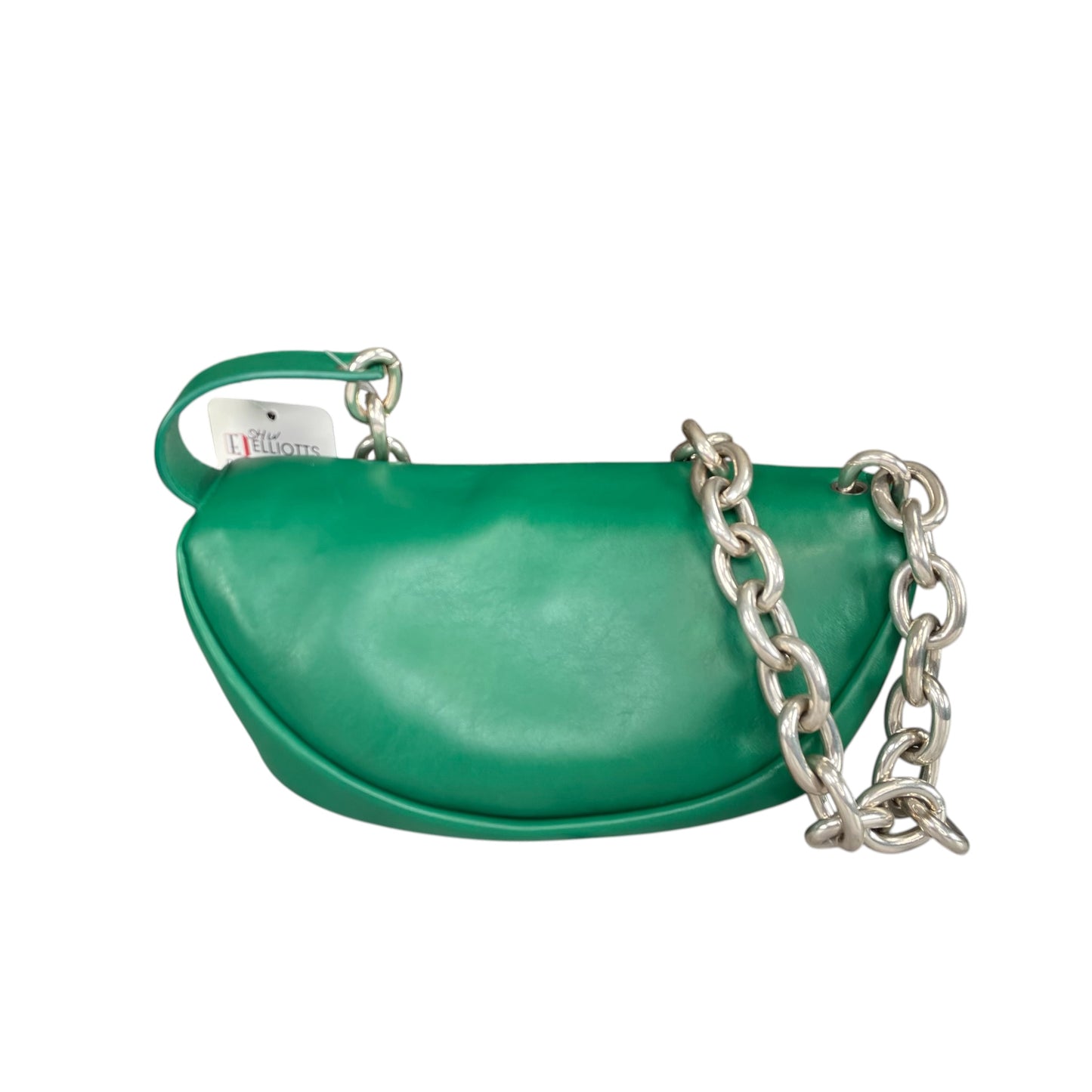 Bottega Veneta Dumpling Green Nappa SHW Chain Sling Bum Belt Bag