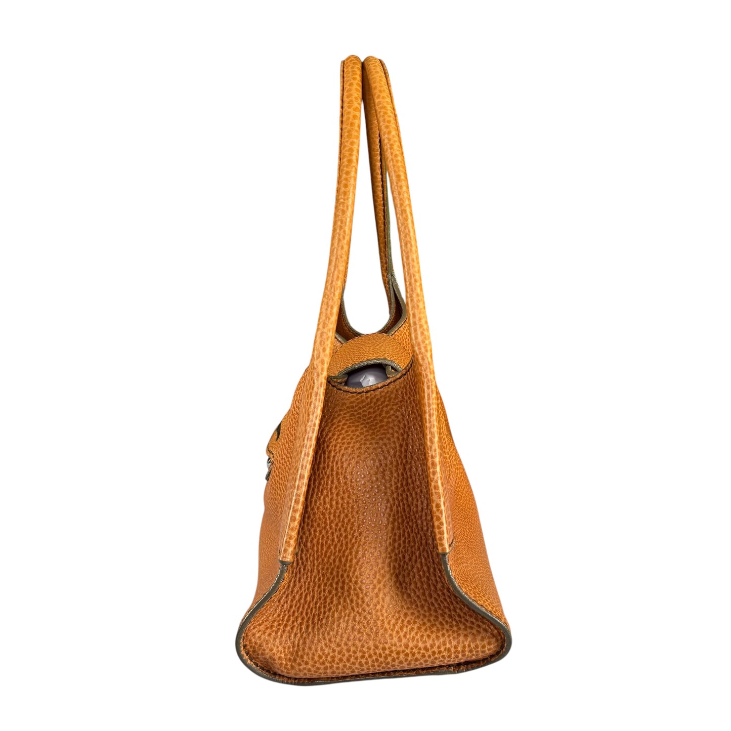 TOD’s Golden Brown SHW Pebbled Leather Hobo Shoulder Purse