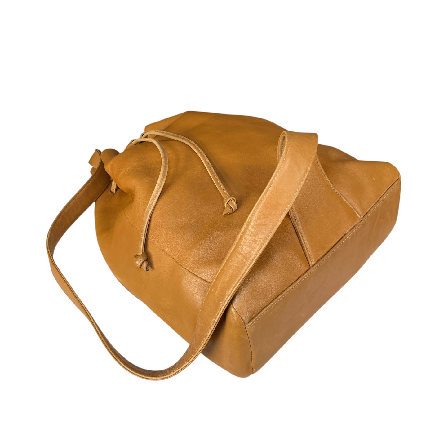 Coach Sonoma Tan Leather Sling Backpack Drawstring  Shoulder Bucket Tote