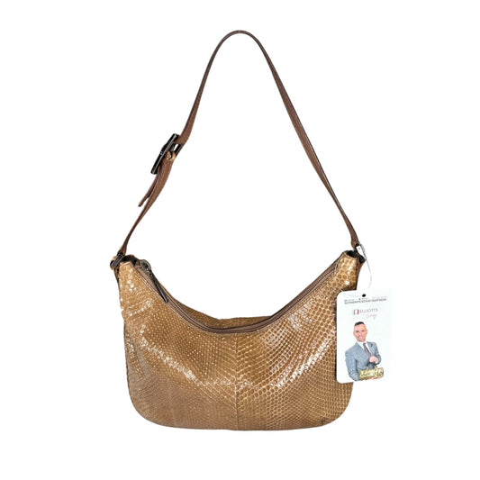 Gucci Snake Y2K Small Croissant Embossed SHW Shoulder Purse