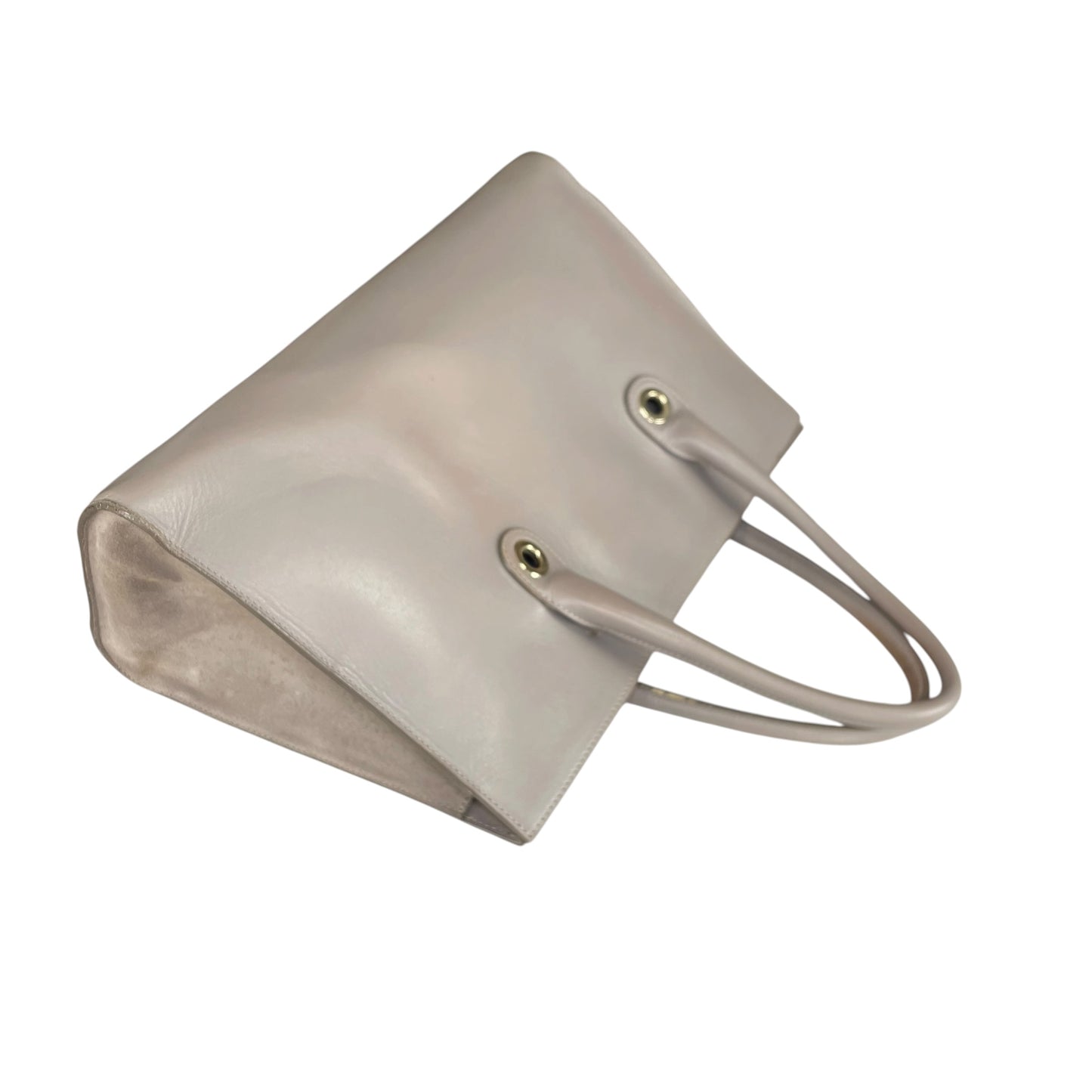 Jimmy Choo Y2K Riley Grey GHW Clip Lock Lilac Leather East West Tote