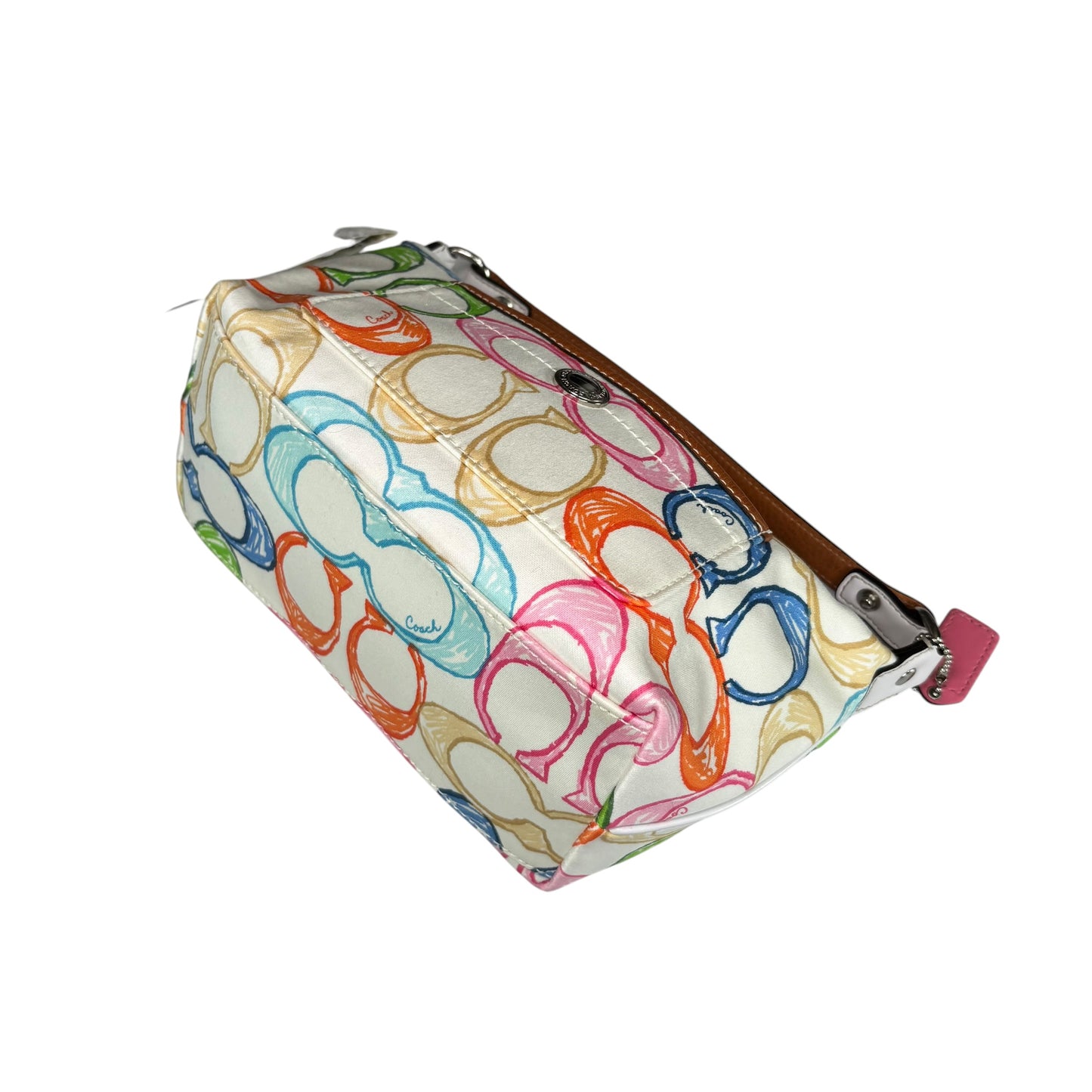 Coach Y2K Mini Make-Up Pouch Multi Scribble Monogram Bag