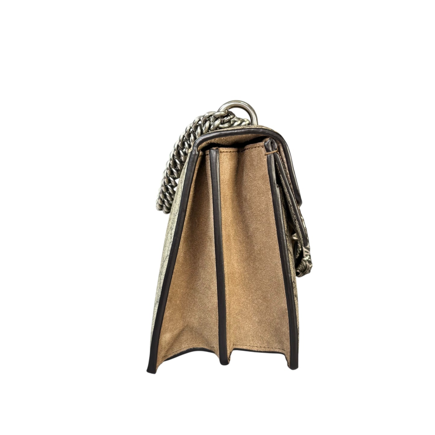 Gucci GG Dionysus Medium GG Supreme Canvas / Suede Shoulder Purse