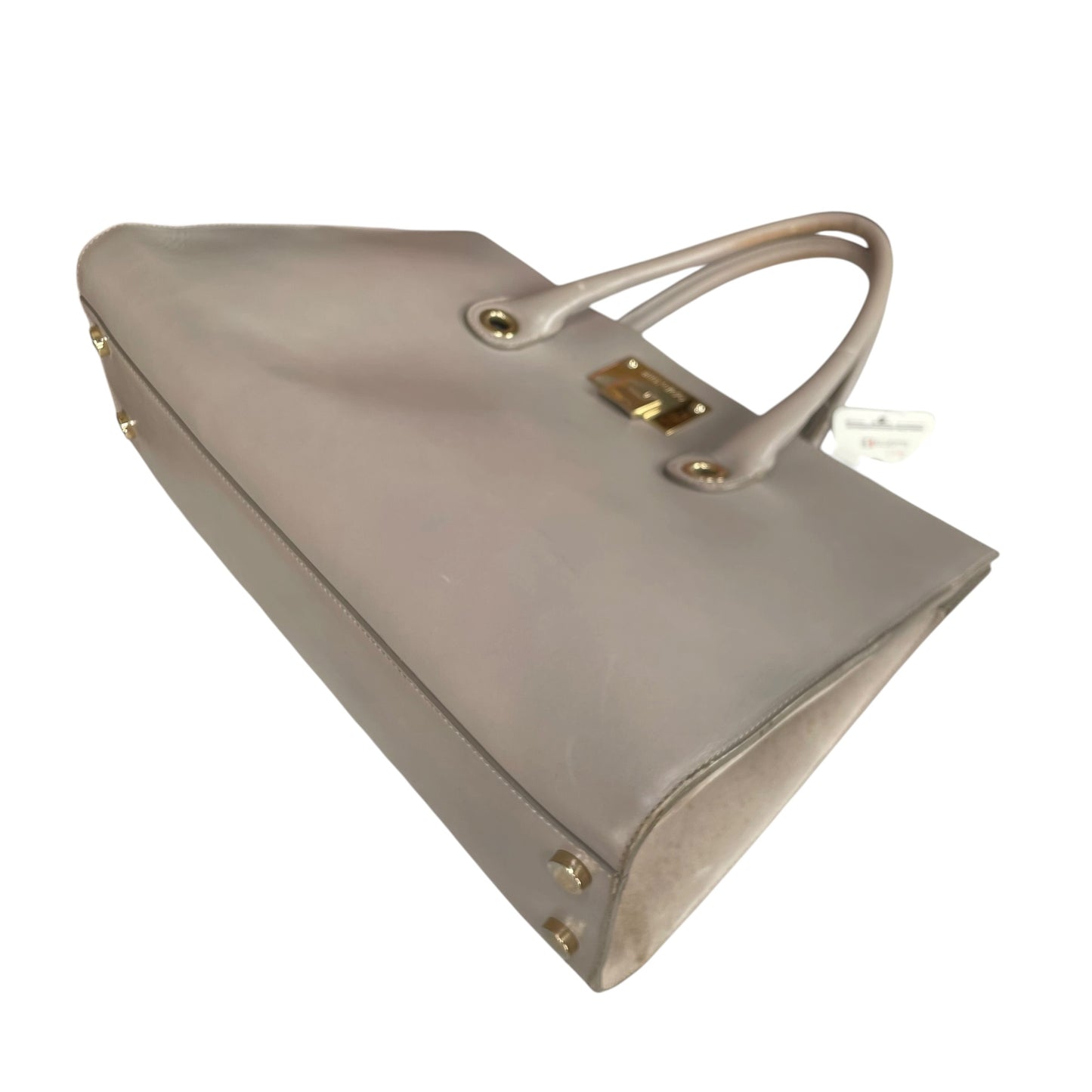 Jimmy Choo Y2K Riley Grey GHW Clip Lock Lilac Leather East West Tote