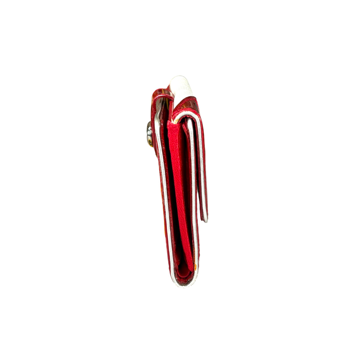 Christian Dior Y2K Cadillac Red / White Compact Wallet