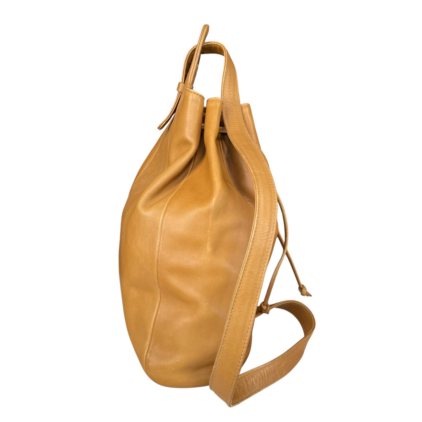 Coach Sonoma Tan Leather Sling Backpack Drawstring  Shoulder Bucket Tote