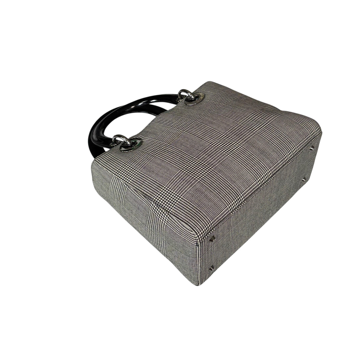 Christian Dior Lady Dior SHW Houndstooth Medium Purse