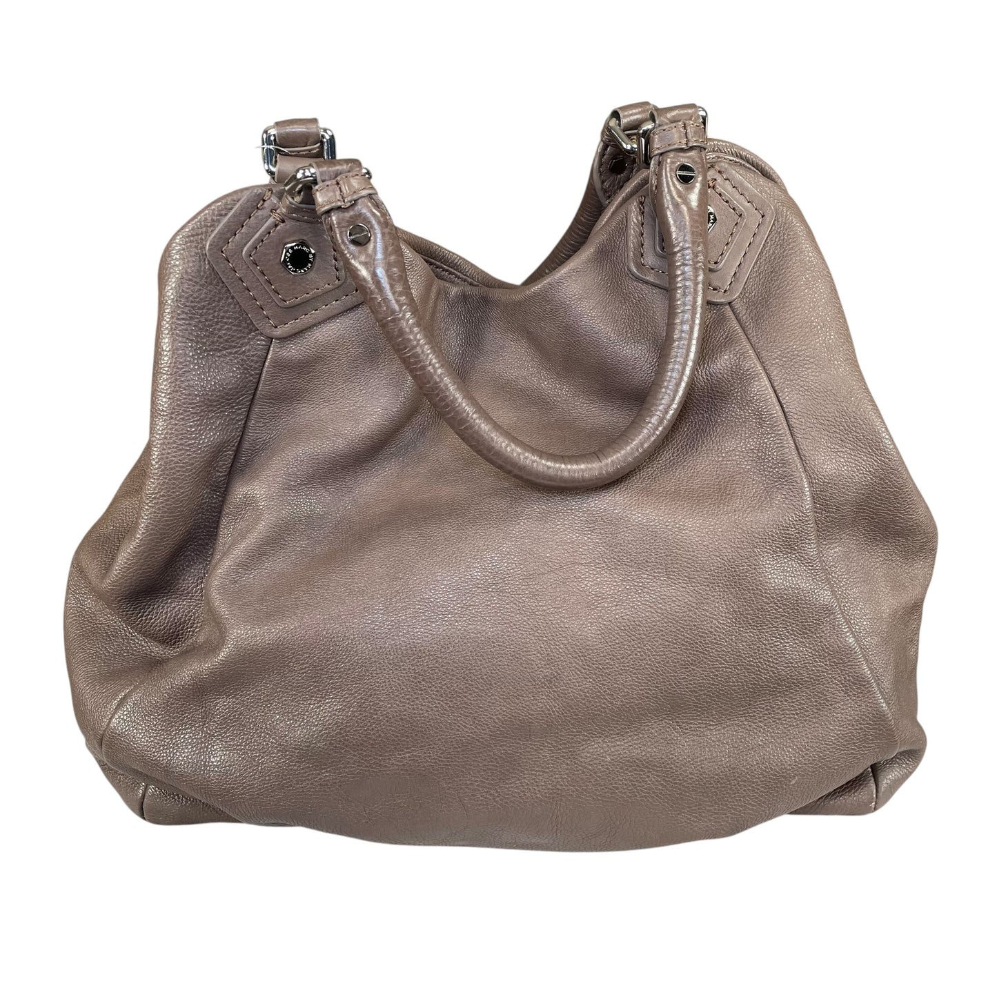 Marc by Marc Jacobs Classic Q Francesca SHW Taupe Leather  2-Way Hobo Bag