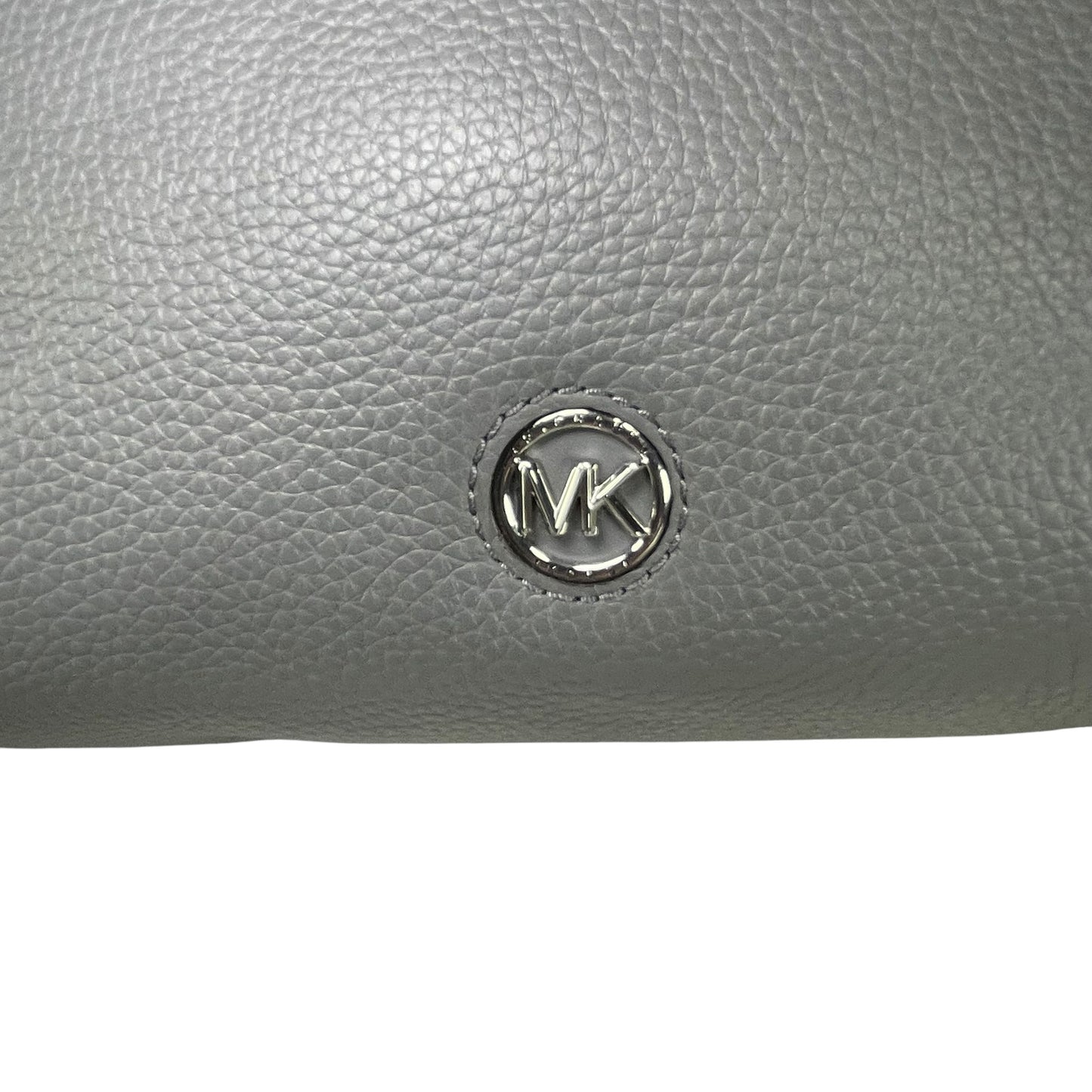 Michael Kors Shailene SHW Studded Grey Pebbled Leather Hobo Purse
