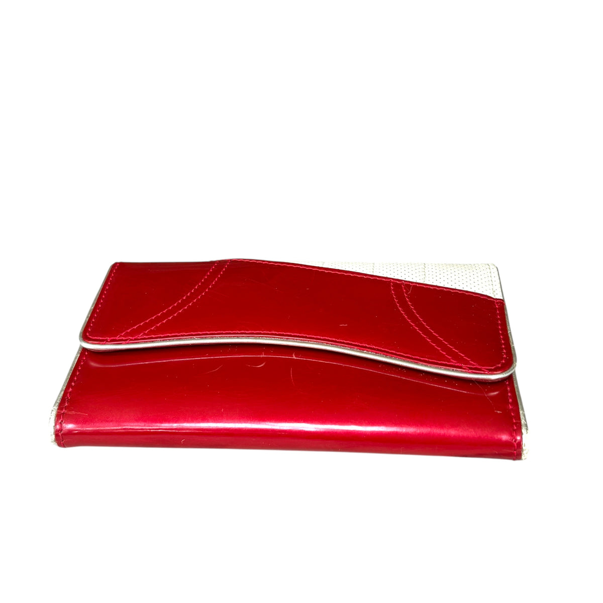 Christian Dior Y2K Cadillac Red / White Compact Wallet