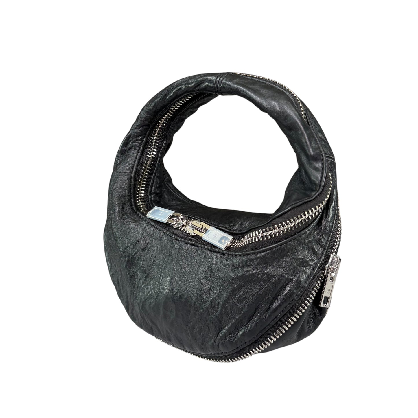 Alexander Wang Mini ZipTwist 2-Way Leather SHW Purse