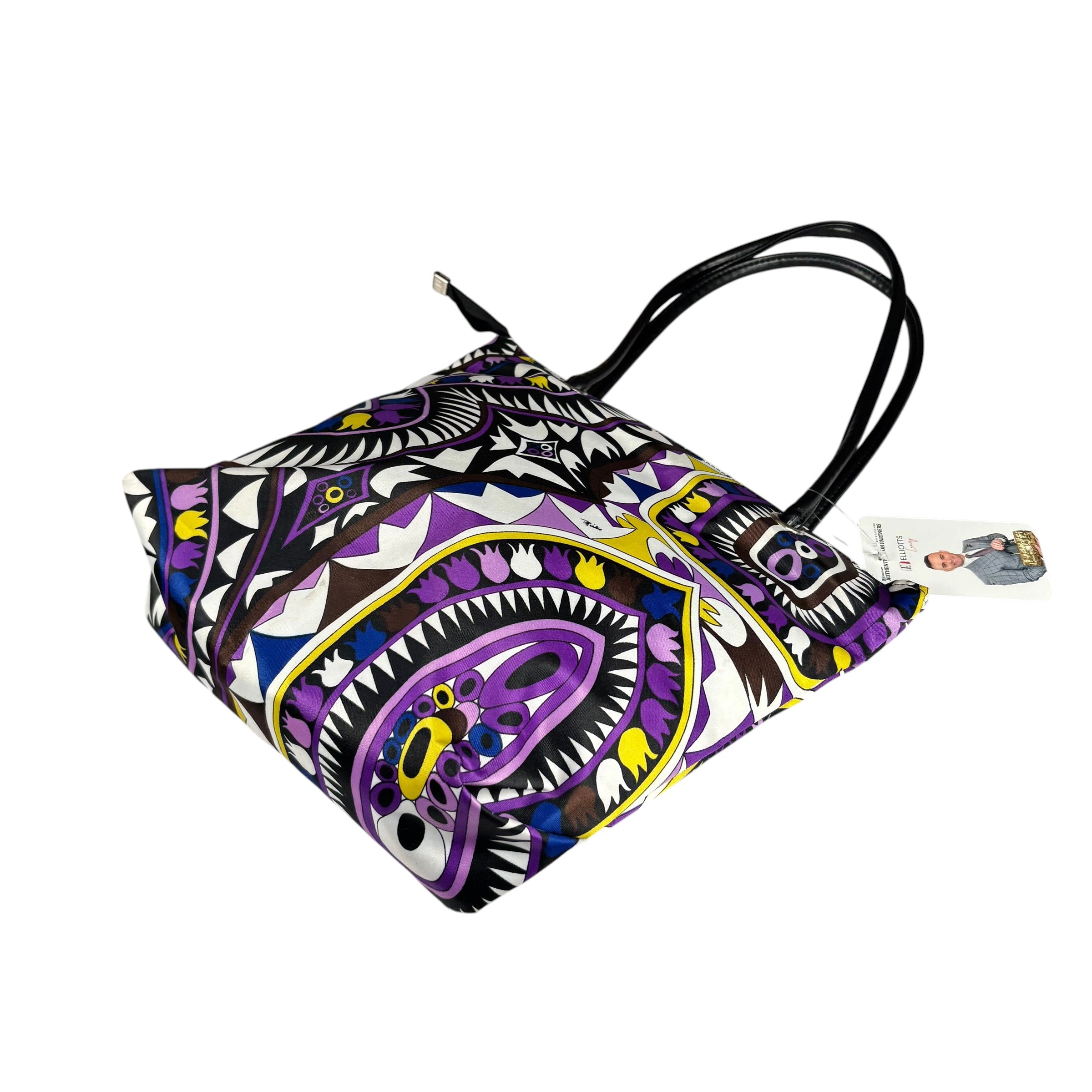 Emilio Pucci Nylon Floral Geo Mini Tote Bag Purse – Elliott's Luxury