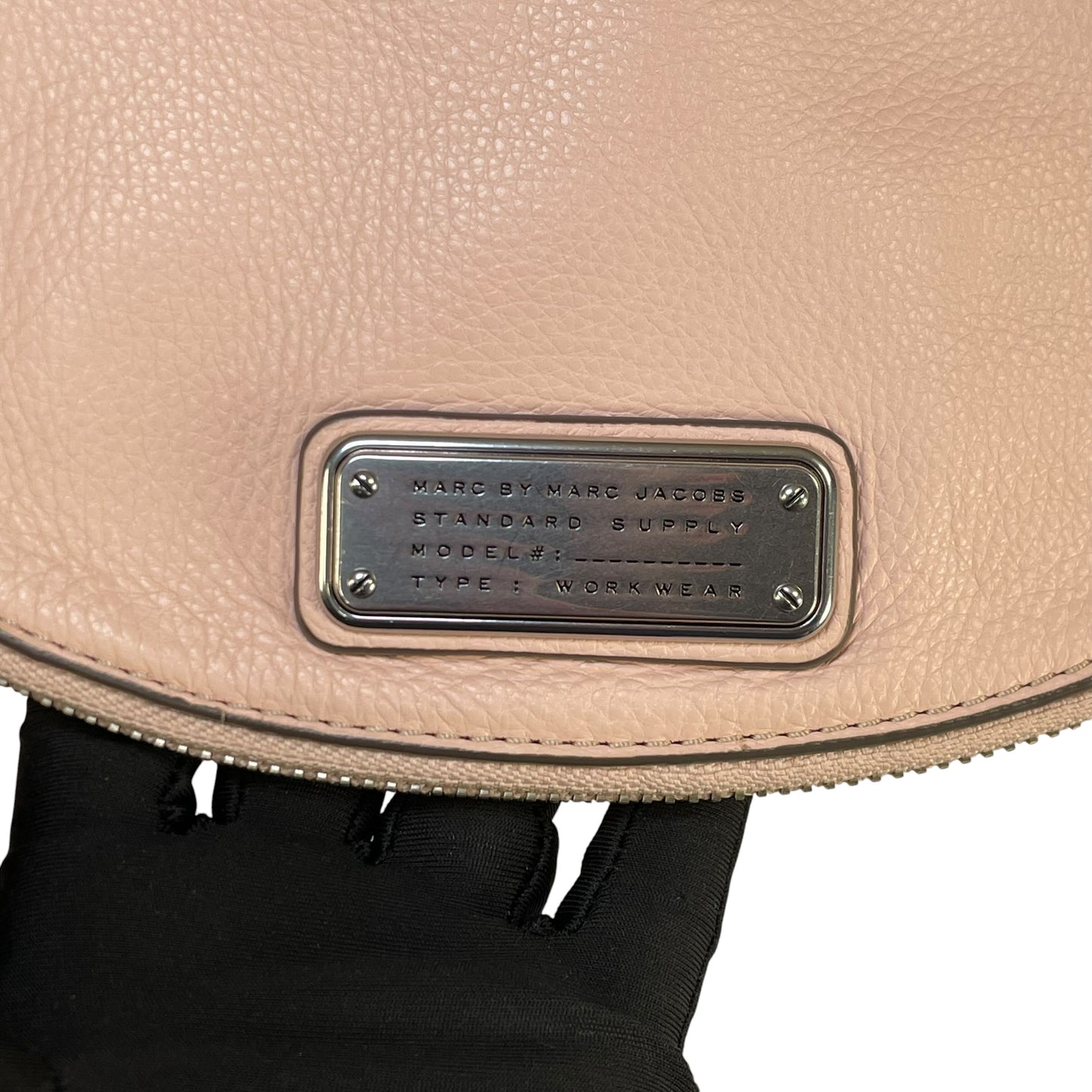 Marc By Marc Natasha Pink Crossbody Leather Satchel