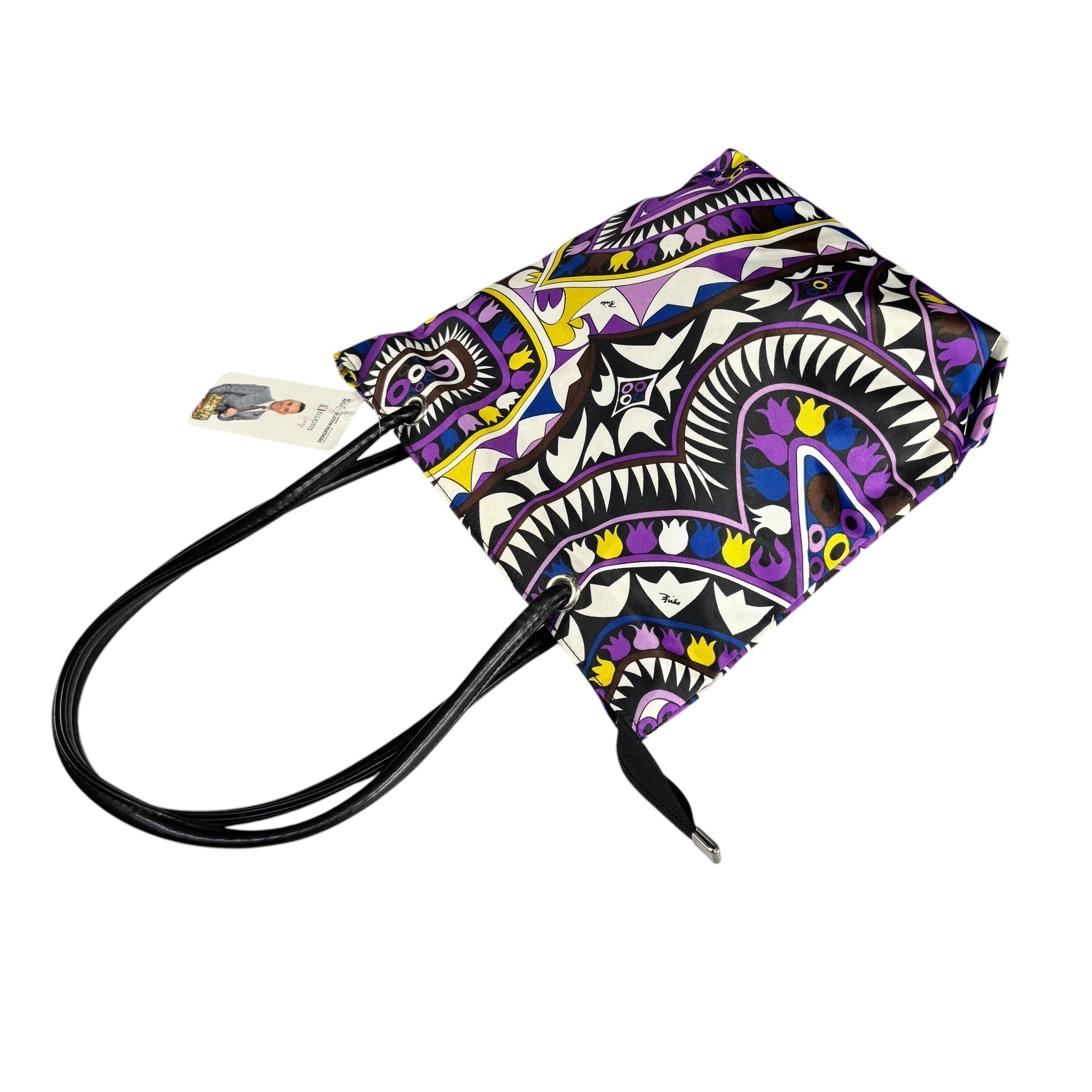 Emilio Pucci Nylon Floral Geo Mini Tote Bag Purse – Elliott's Luxury