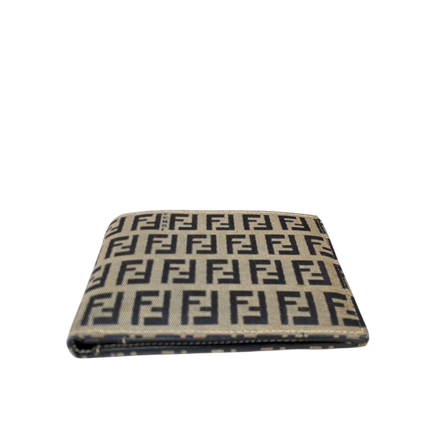 Fendi Zucchino Mens Bi-Fold Wallet – Navy Blue Monogram Canvas