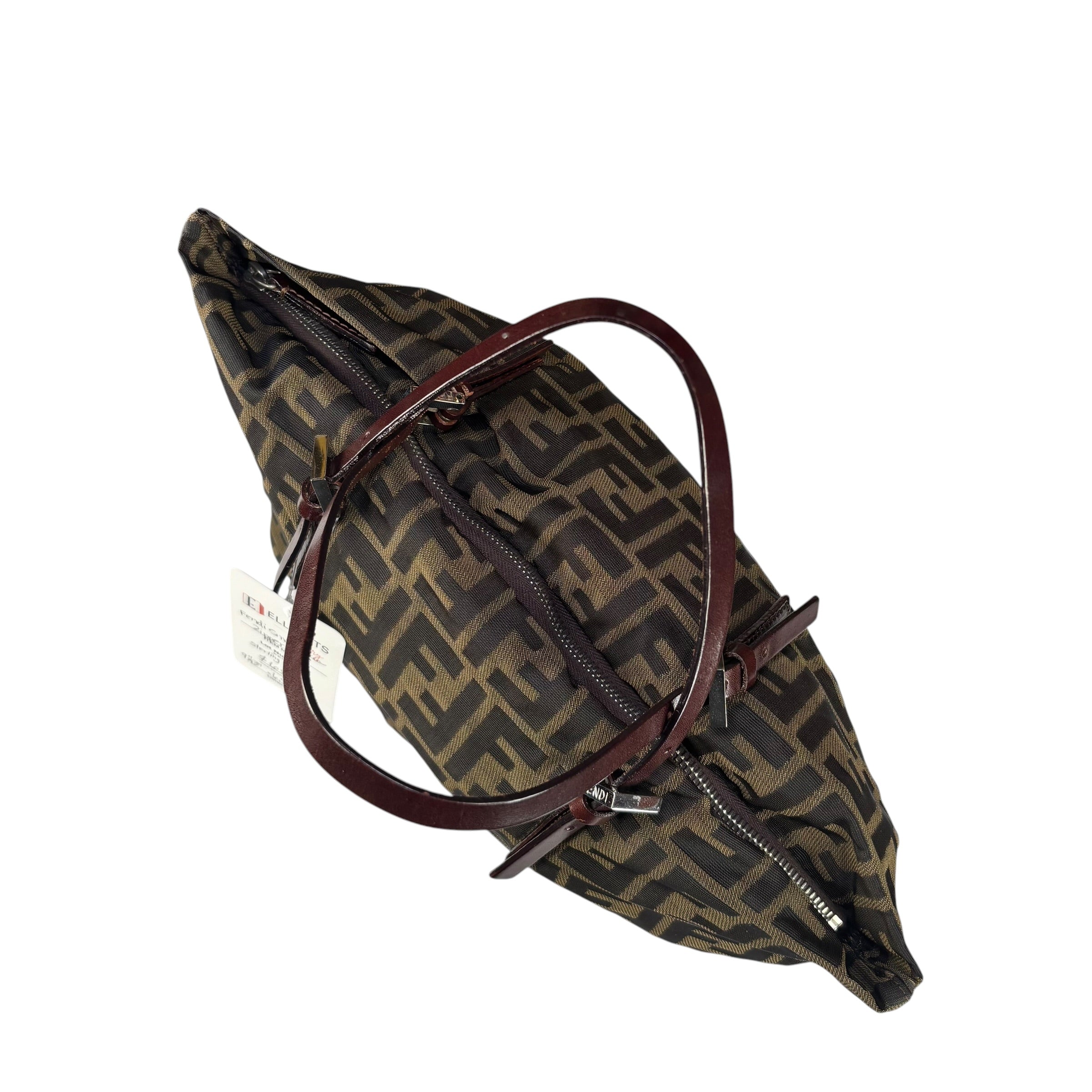 FENDIバッグ Fendi Zucca Y2K Canvas Mini Bucket Tote Purse – Elliott's Luxury
