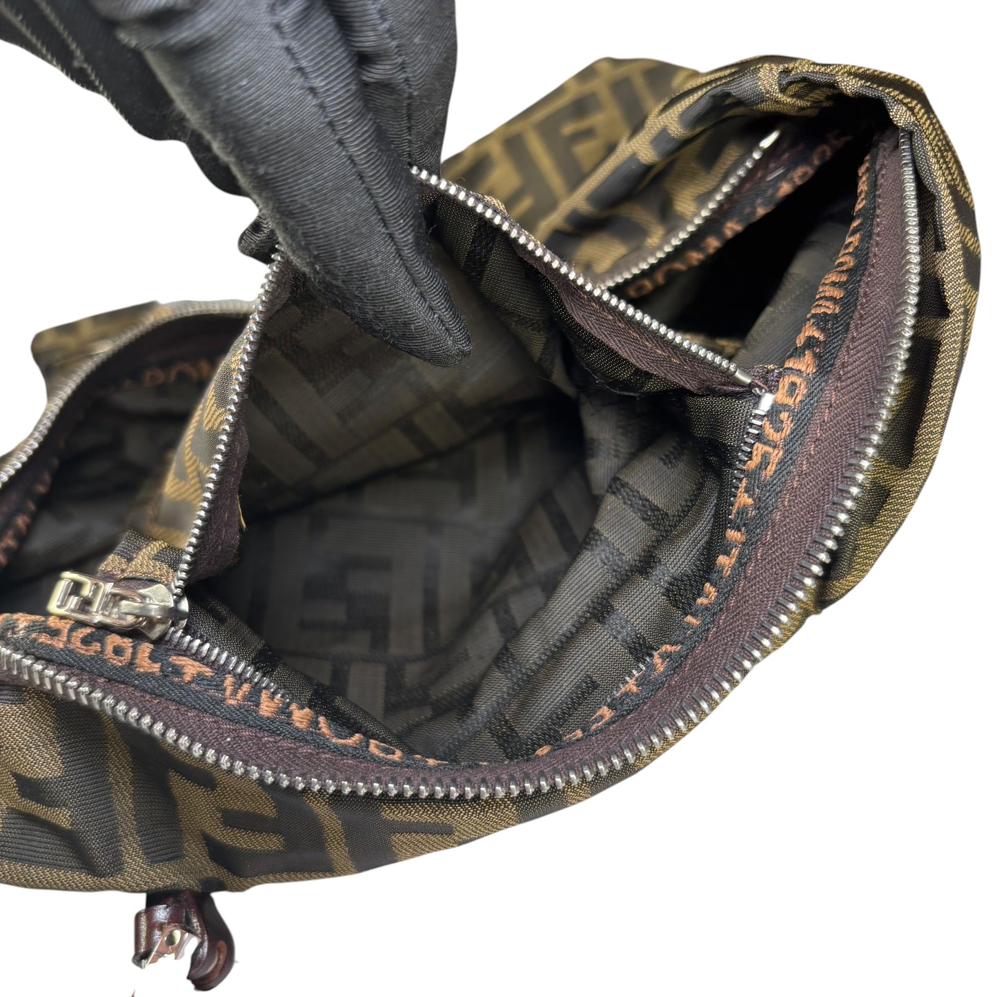 Fendi Zucca Y2K Canvas Mini Bucket Tote Purse