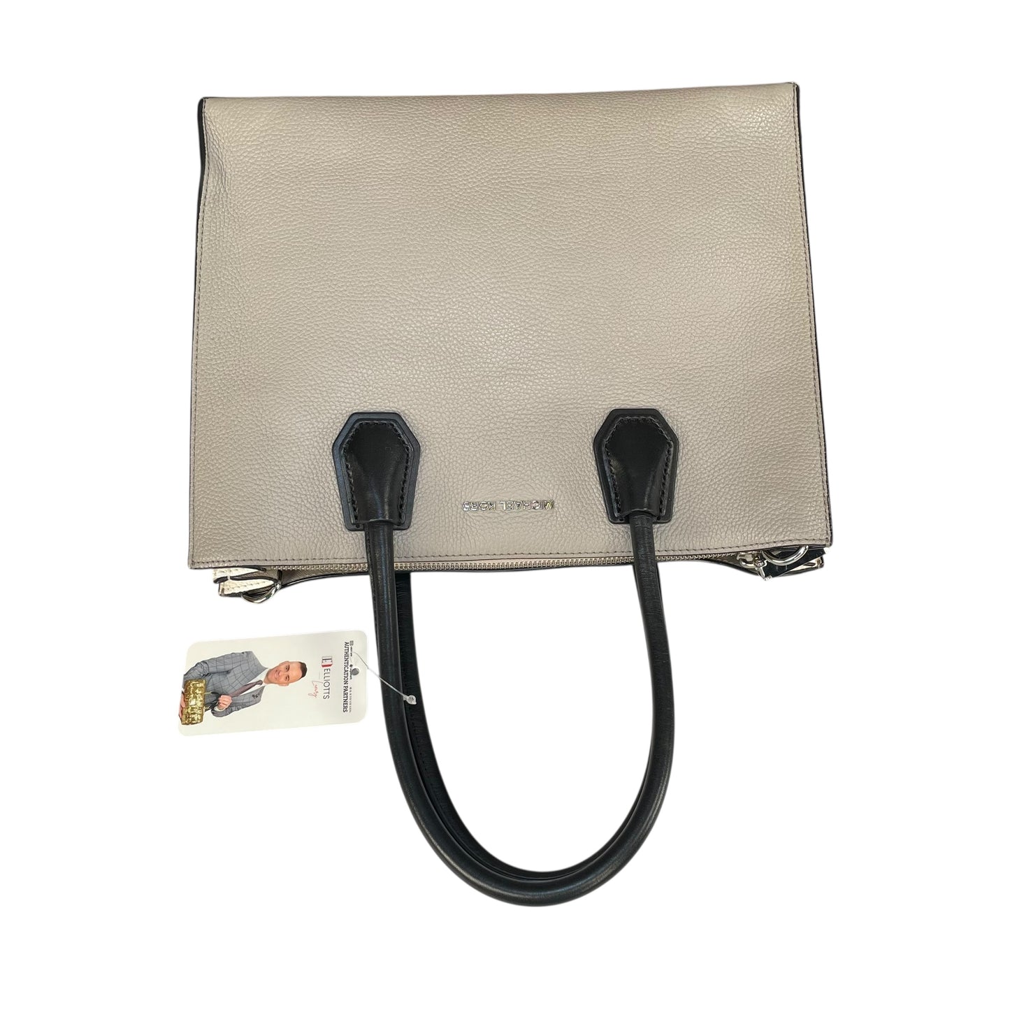 Michael Kors Mercer Large Tricolor Leather SHW Tote 2-Way Crossbody